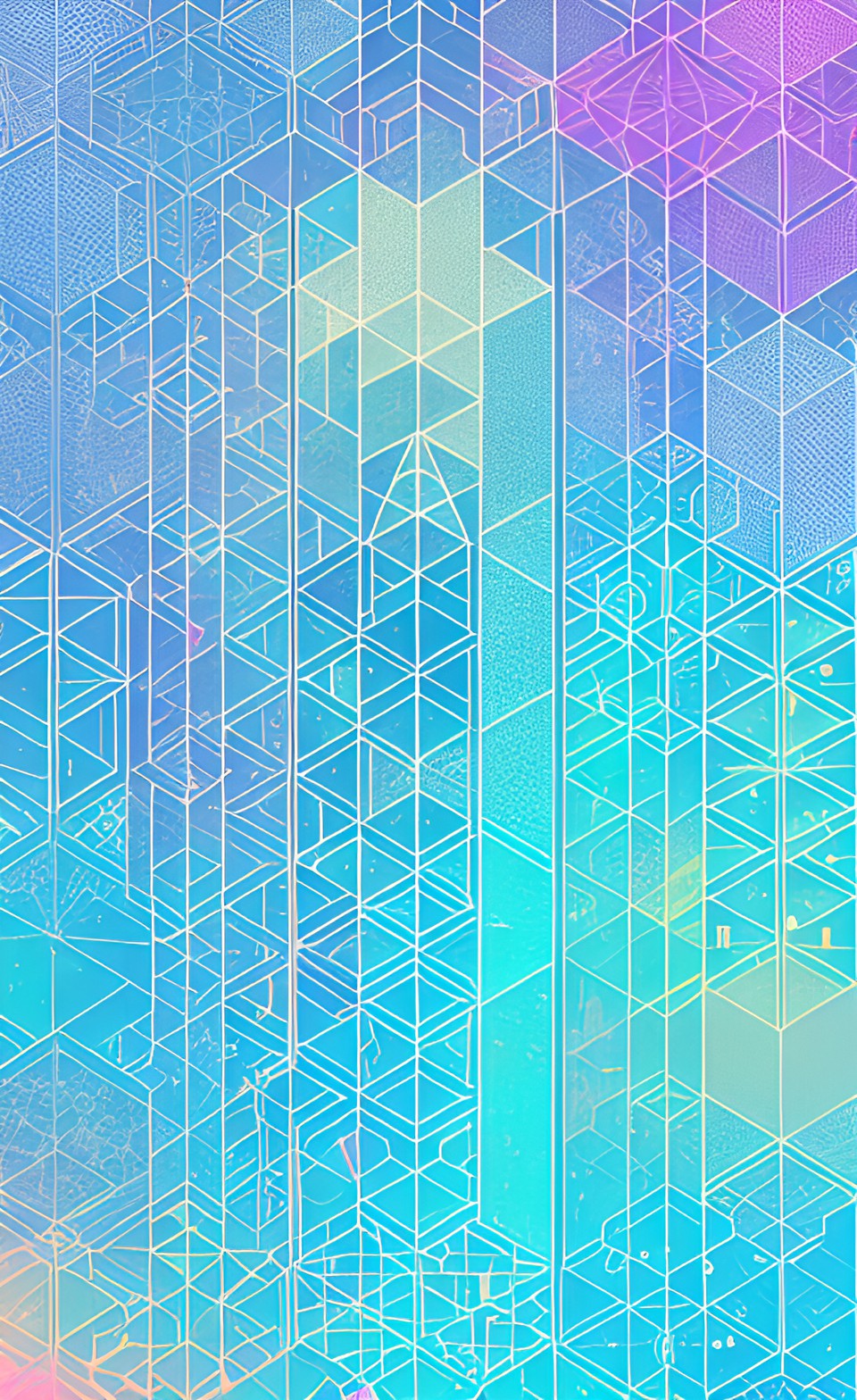 pastel geometric pattern phone wallpaper preview