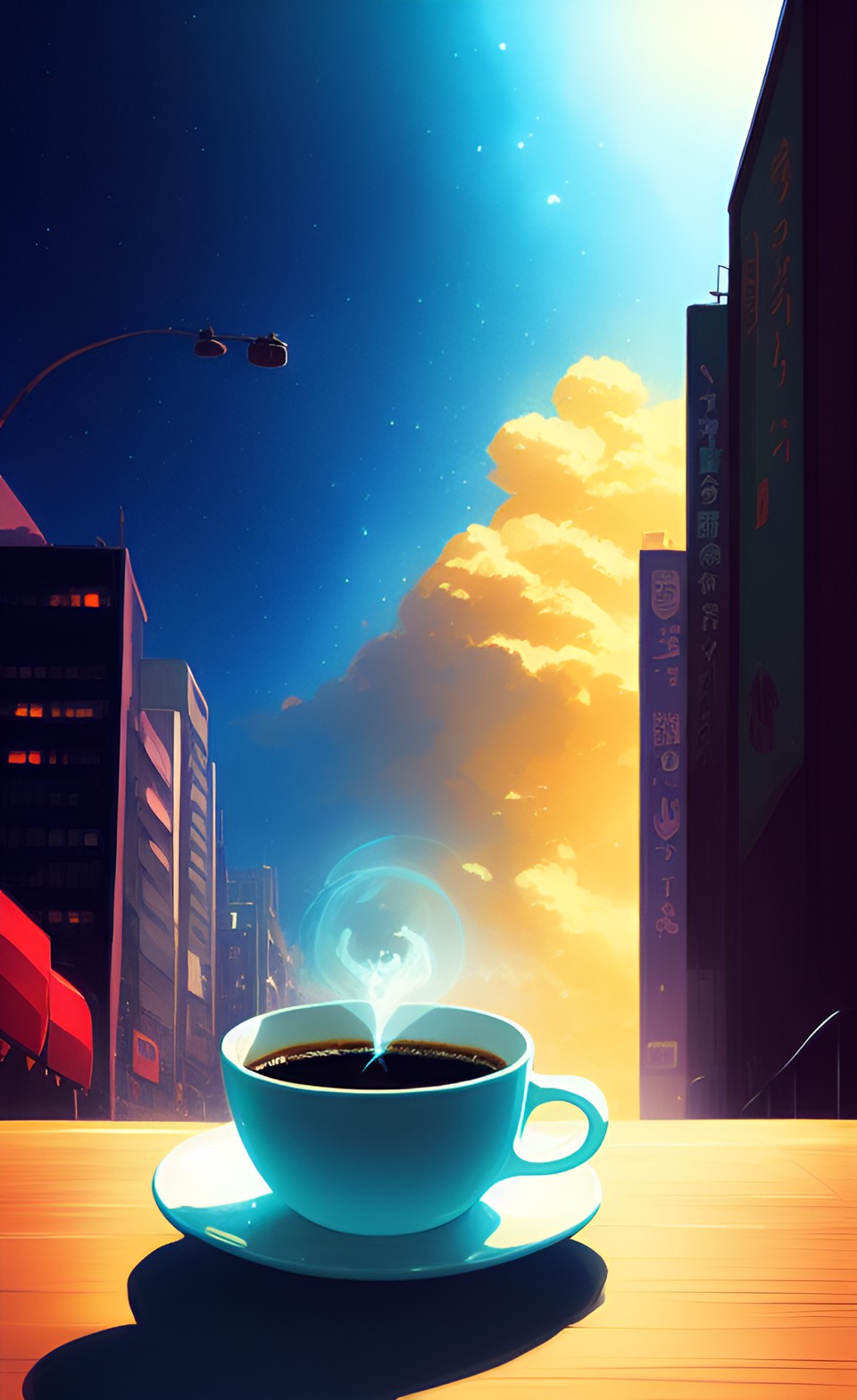 magic coming out of a coffee cup preview