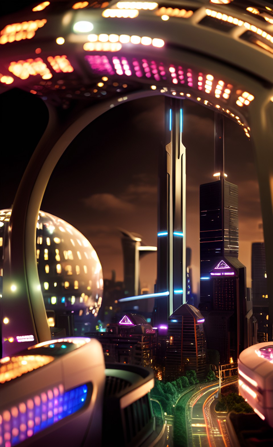 Maybe - futuristic city preview