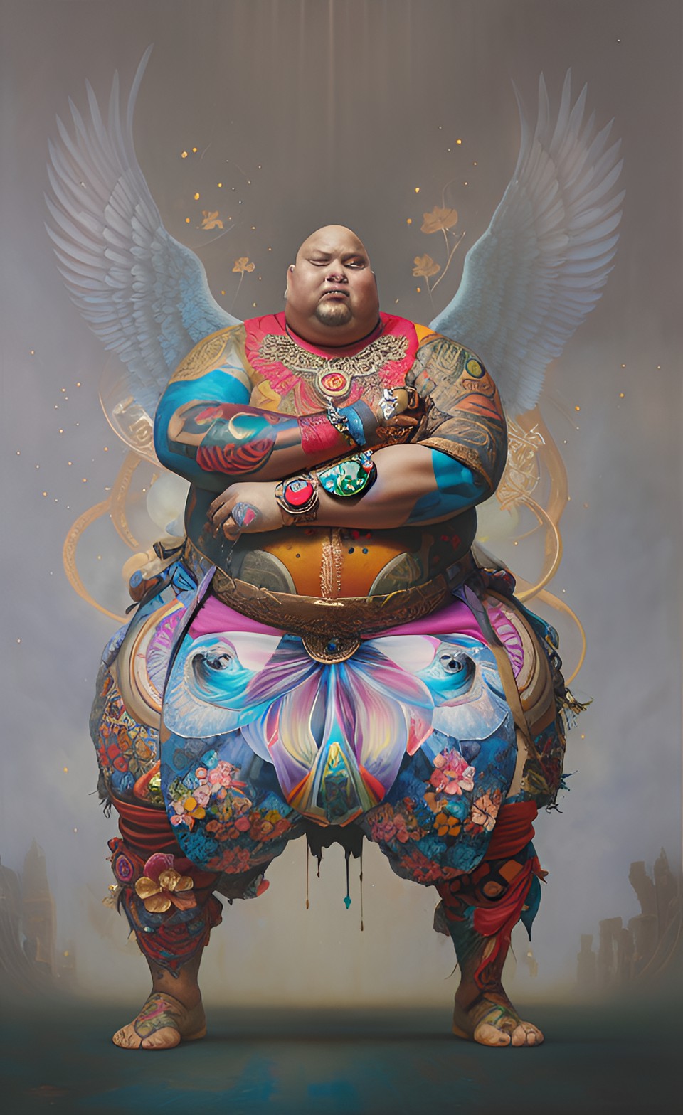 fat warrior monk preview