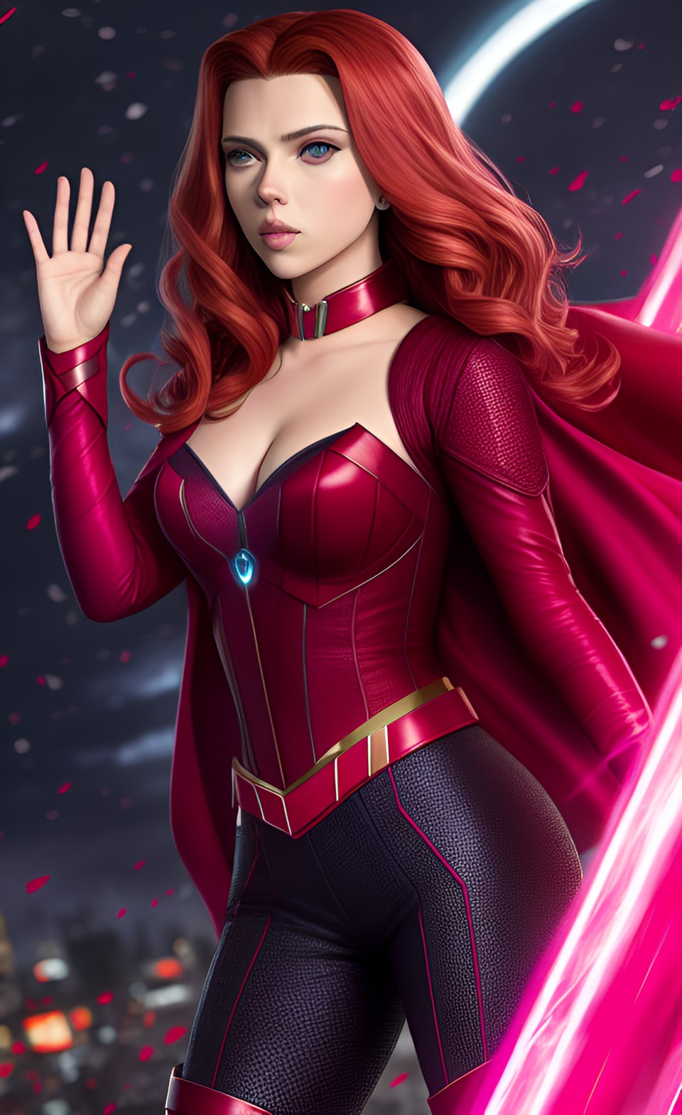 scarlett johansson as scarlet witch preview