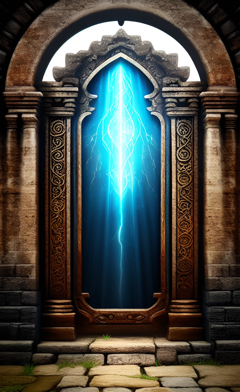 magic portal, ancient, mysterious, symbols, hd preview