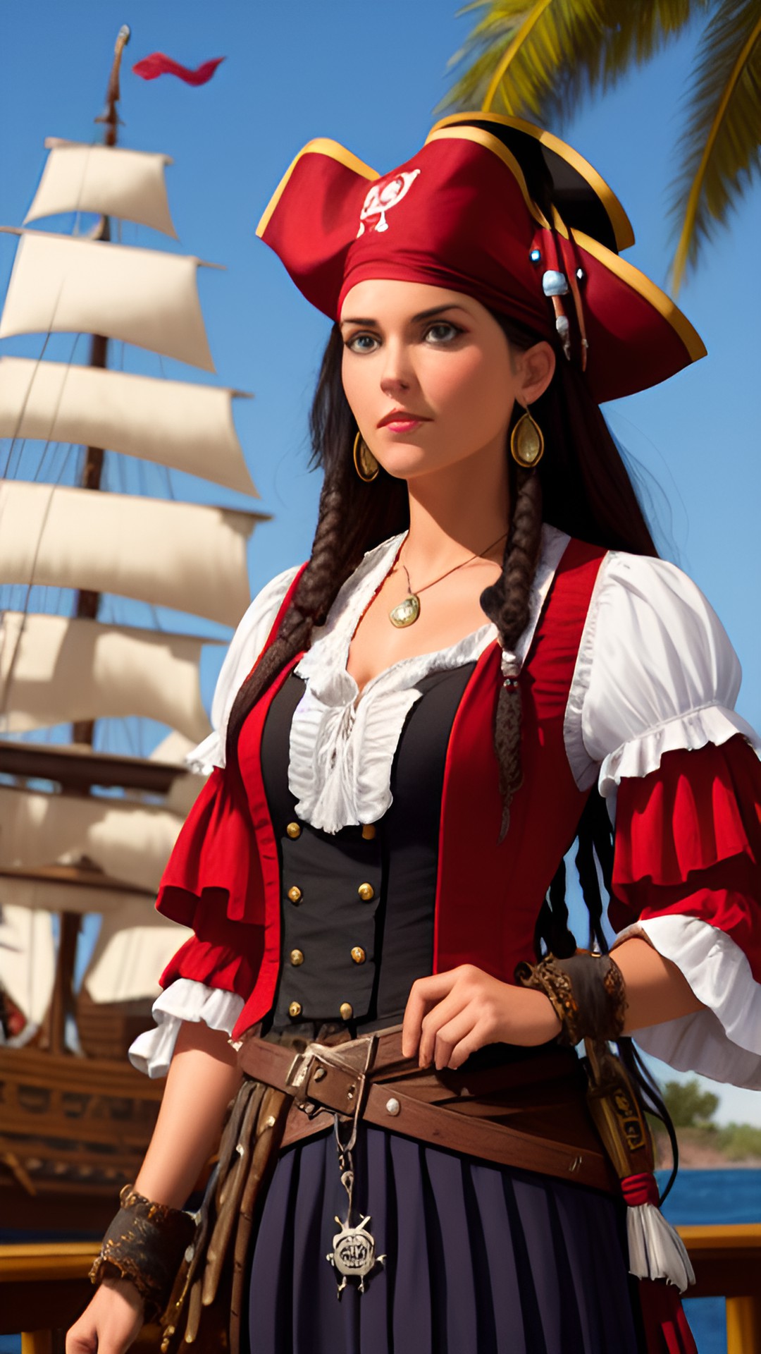 Anne Bonny - pirates of the caribbean auction red wench auction preview