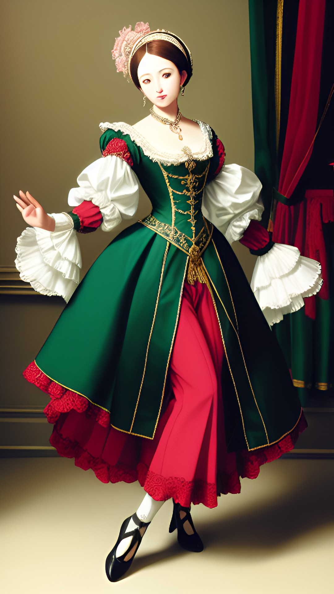 dancing woman baroque era preview