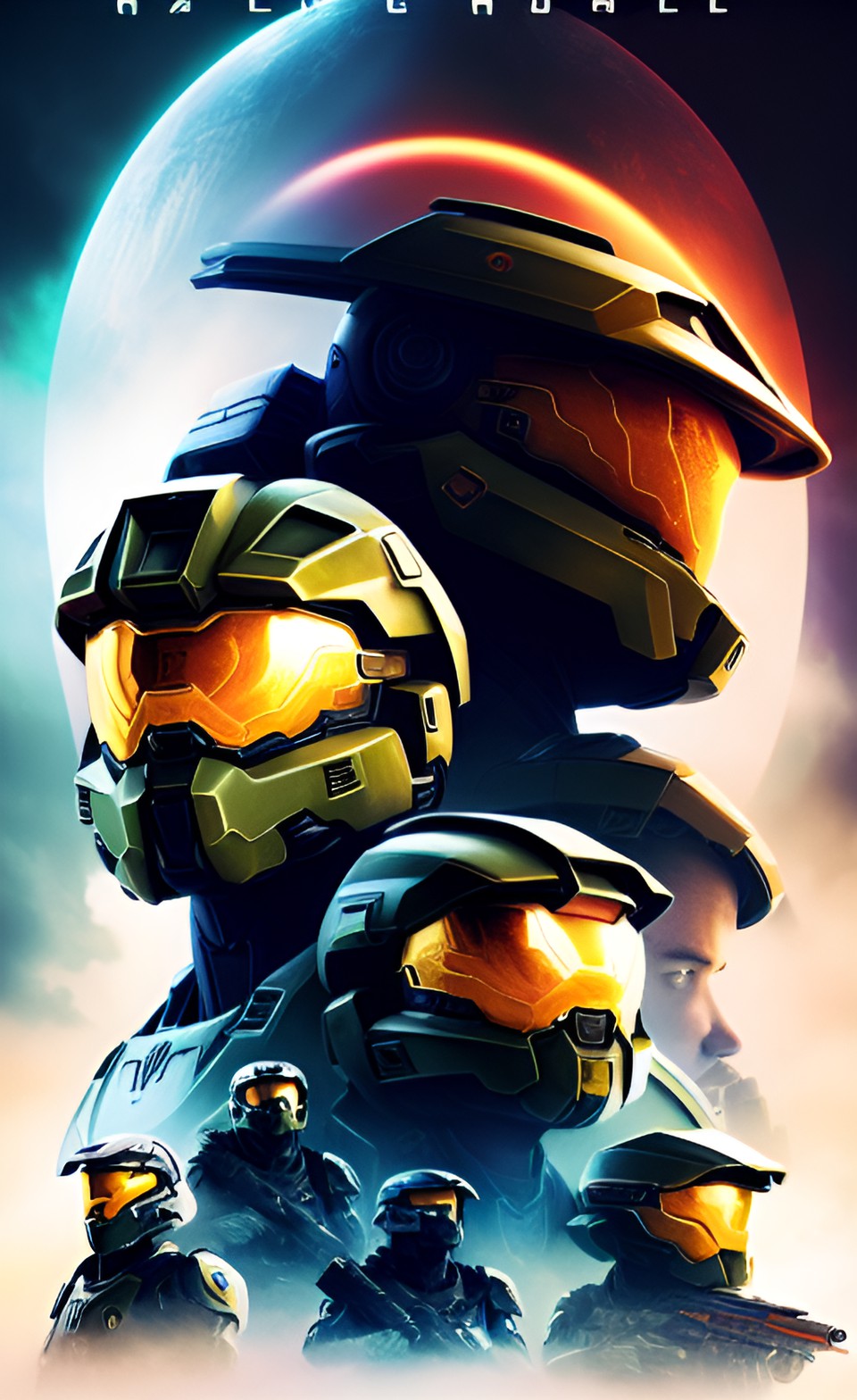 new halo game poster preview