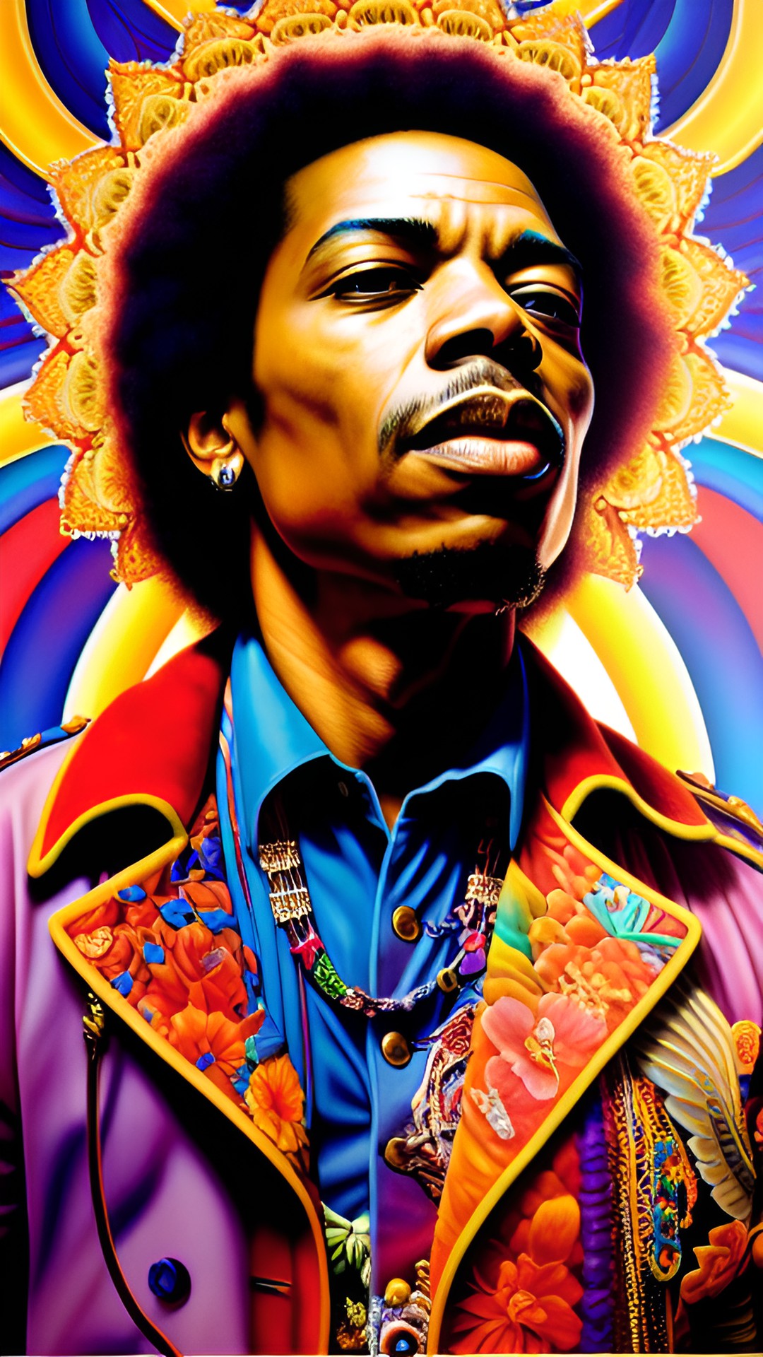 portrait of jimmi hendrix preview