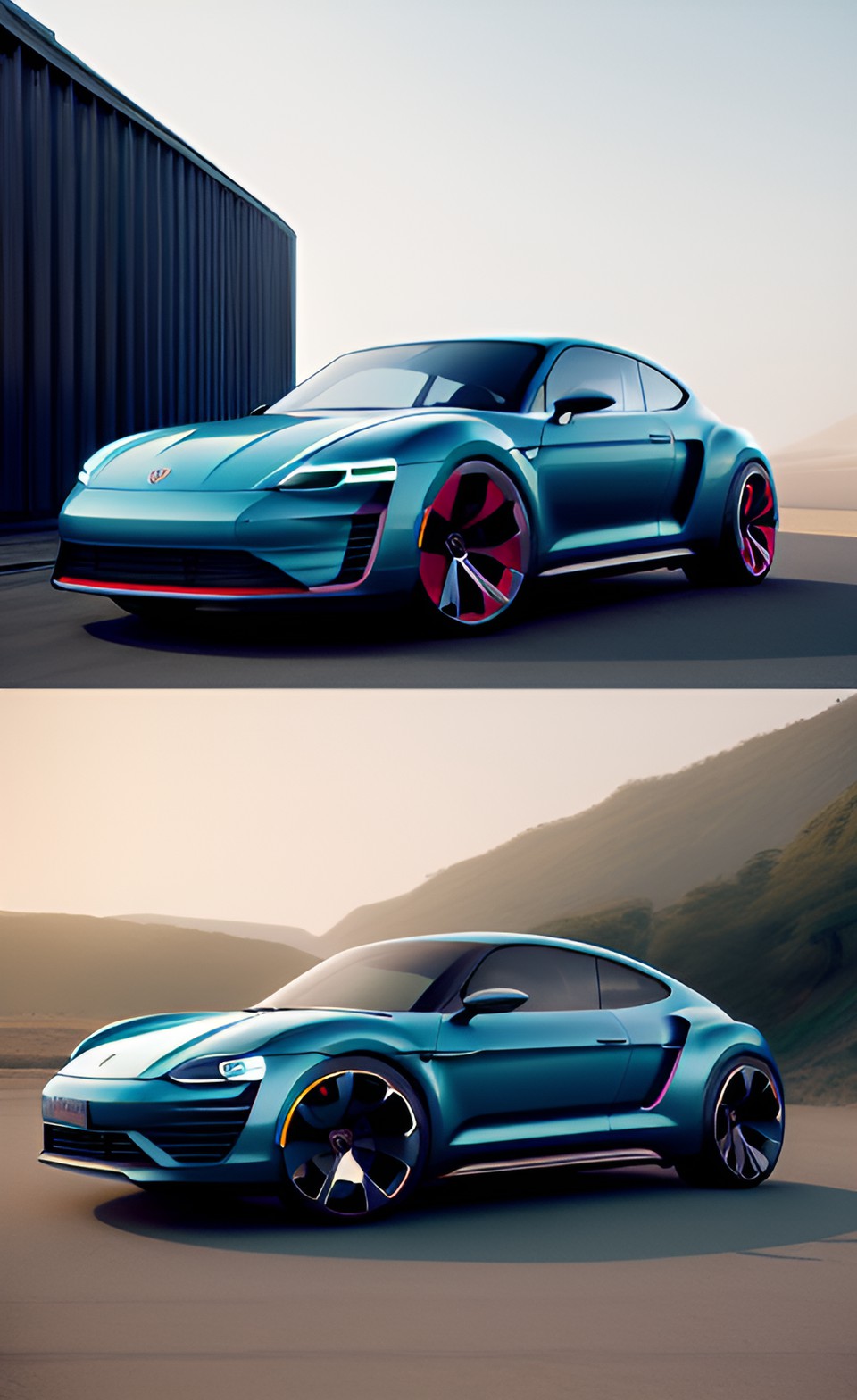 VW ID Beatle - volkswagen beatle hearby concept mix porsche taycan preview