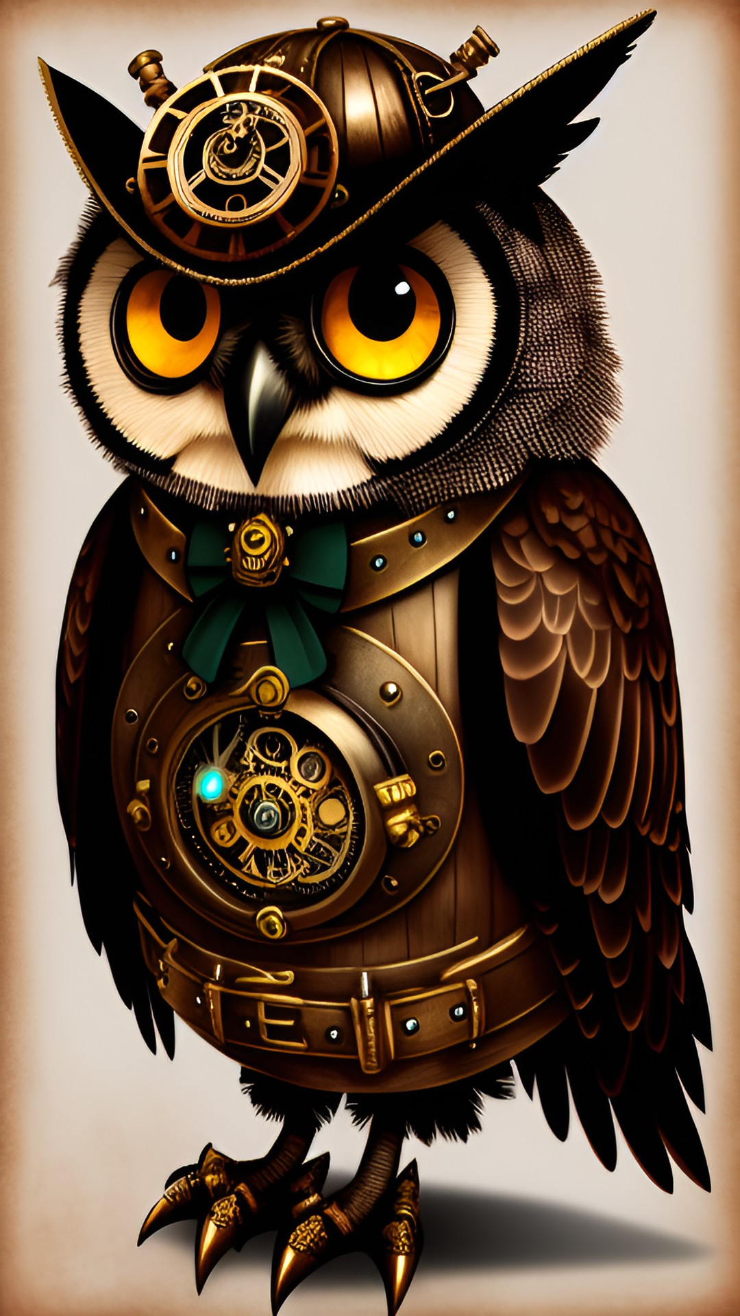 steampunk owl preview