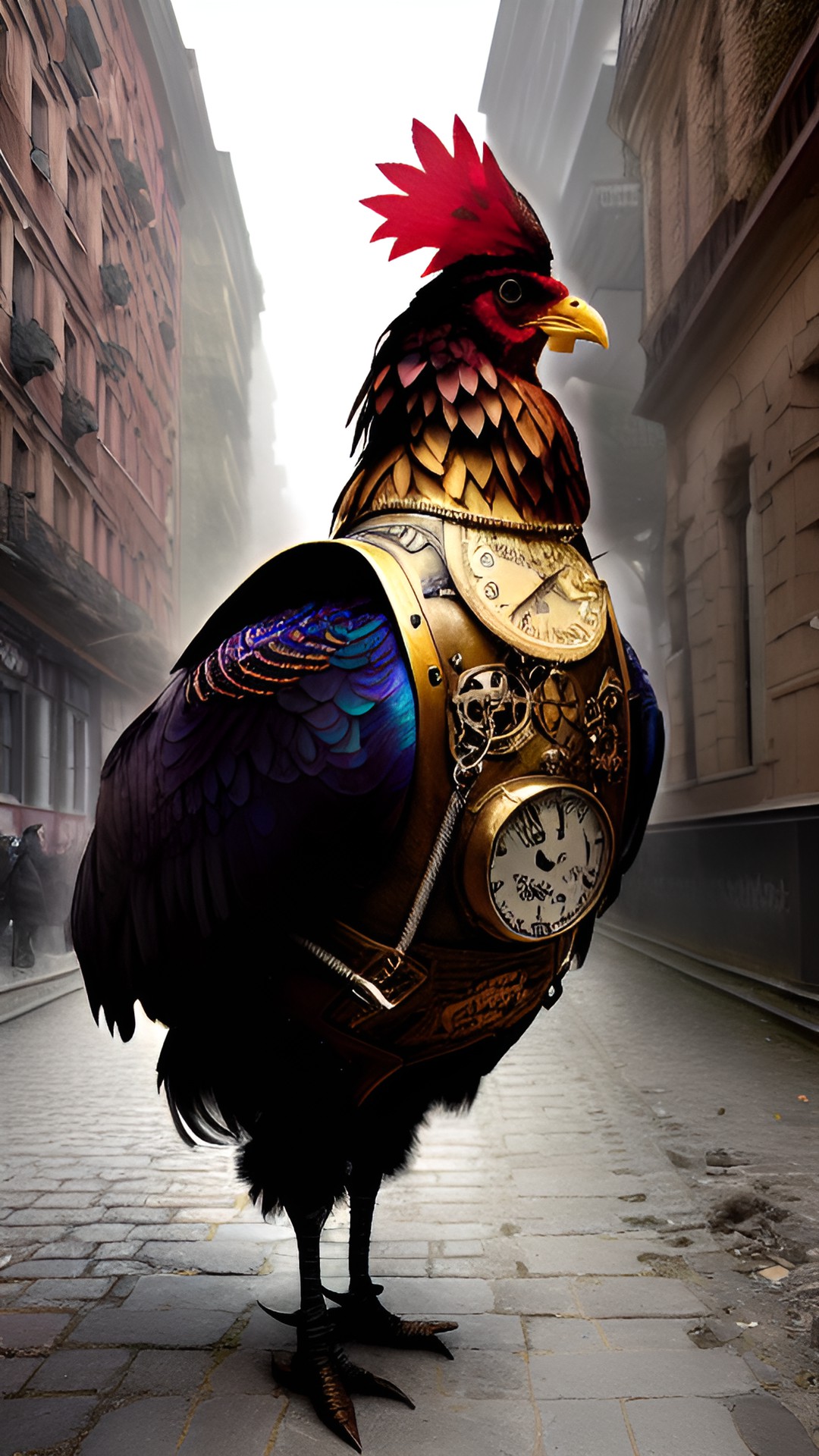 steampunk chicken preview