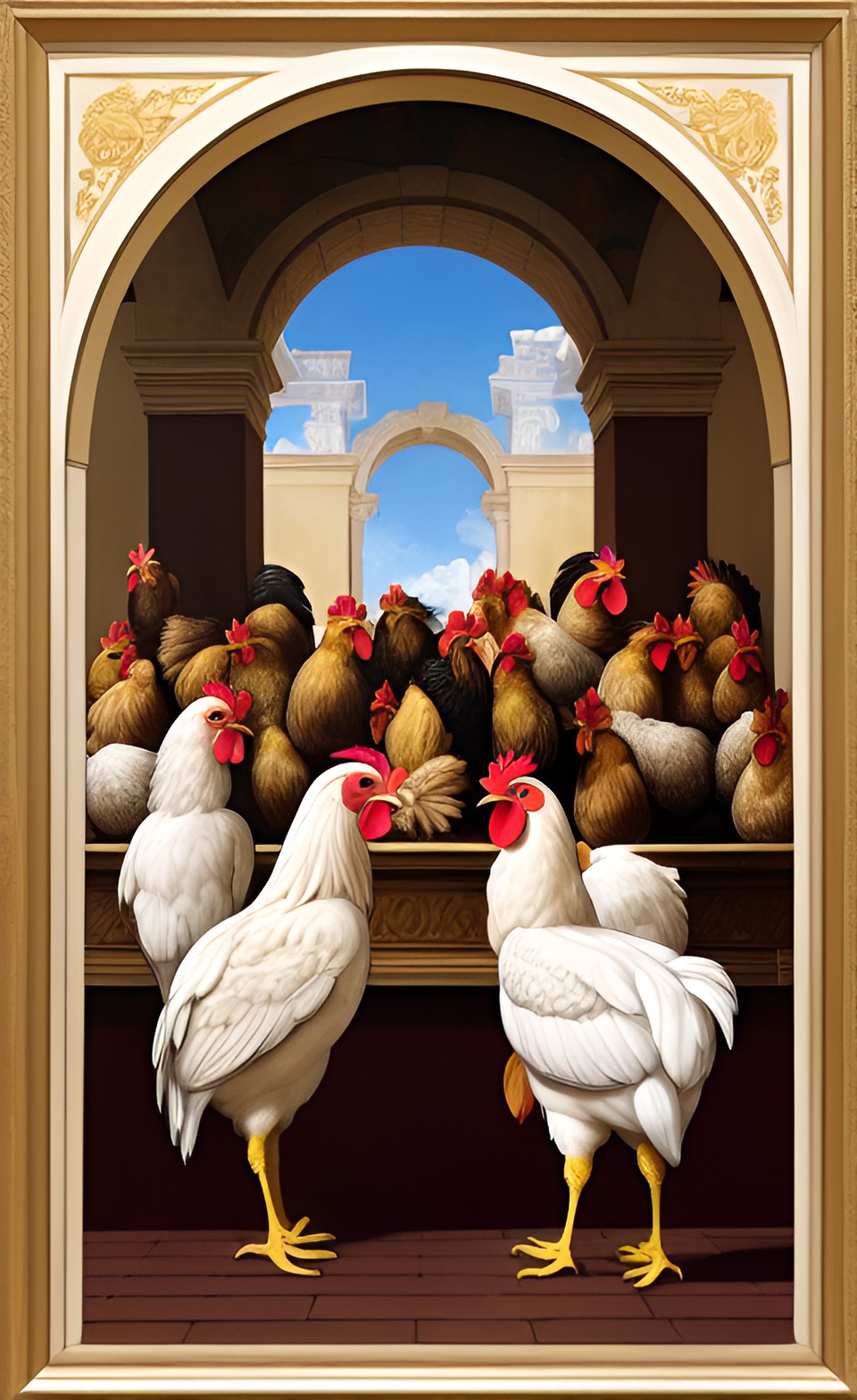 chicken school of athens preview