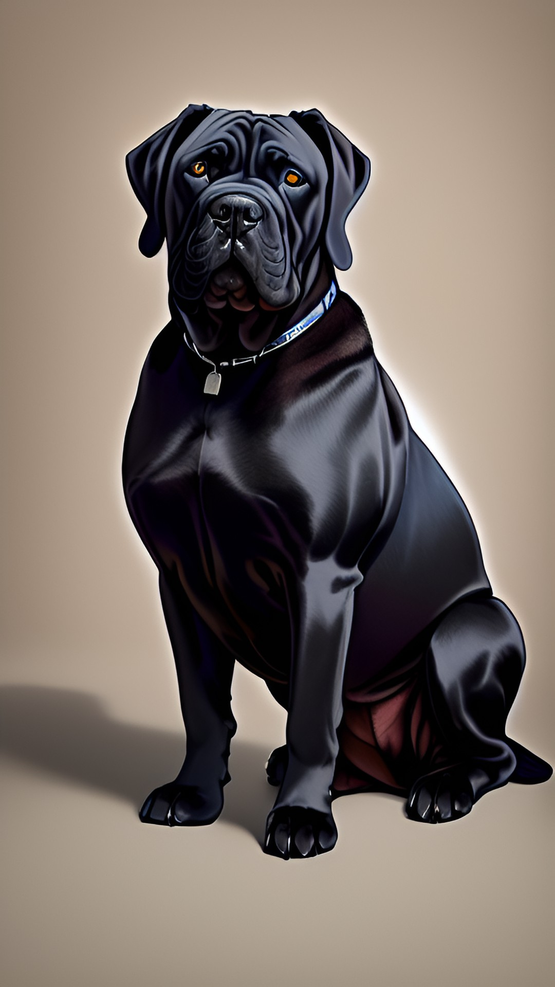 portrait of a neapolitan mastiff preview