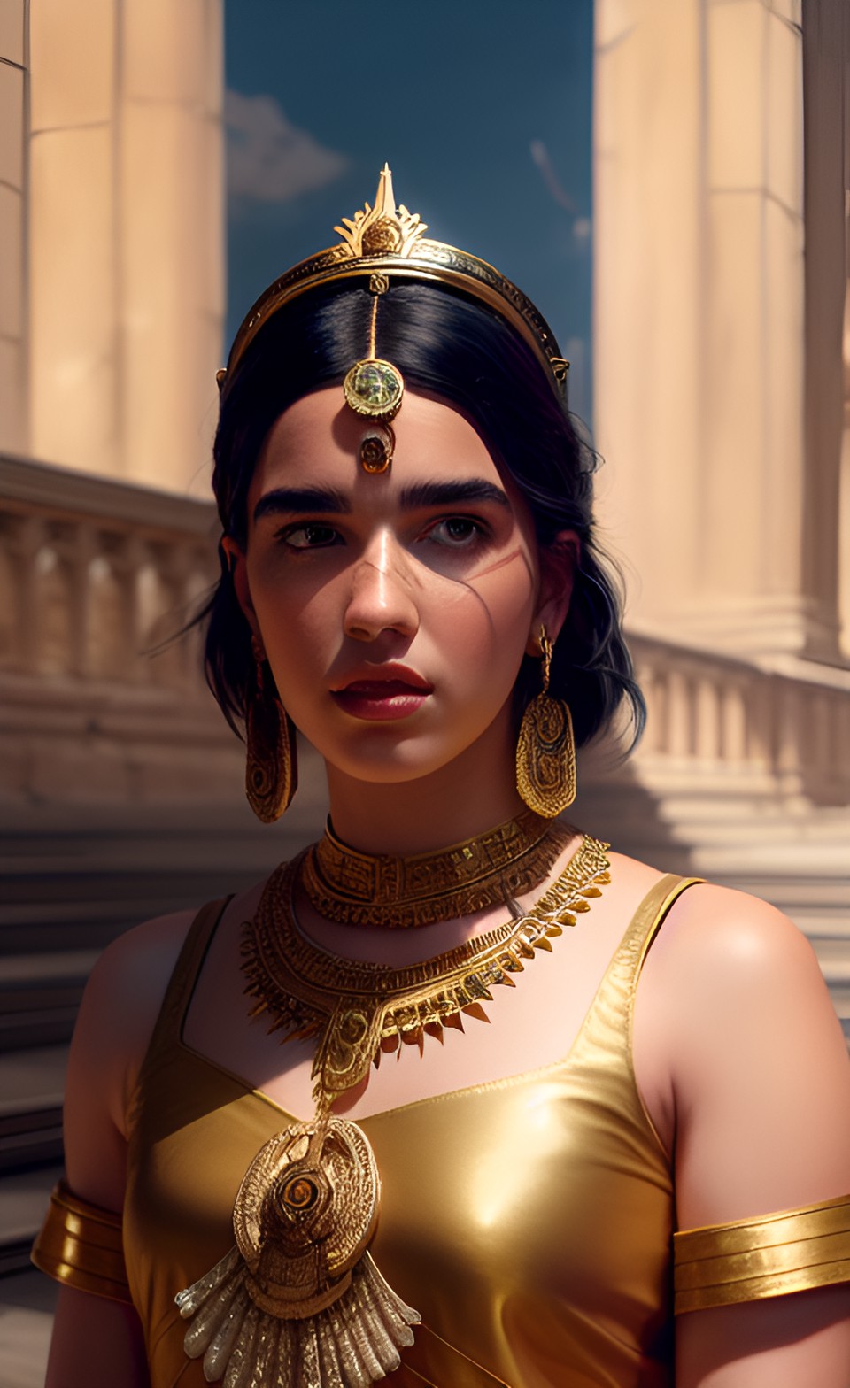 dua lipa as a roman goddess preview