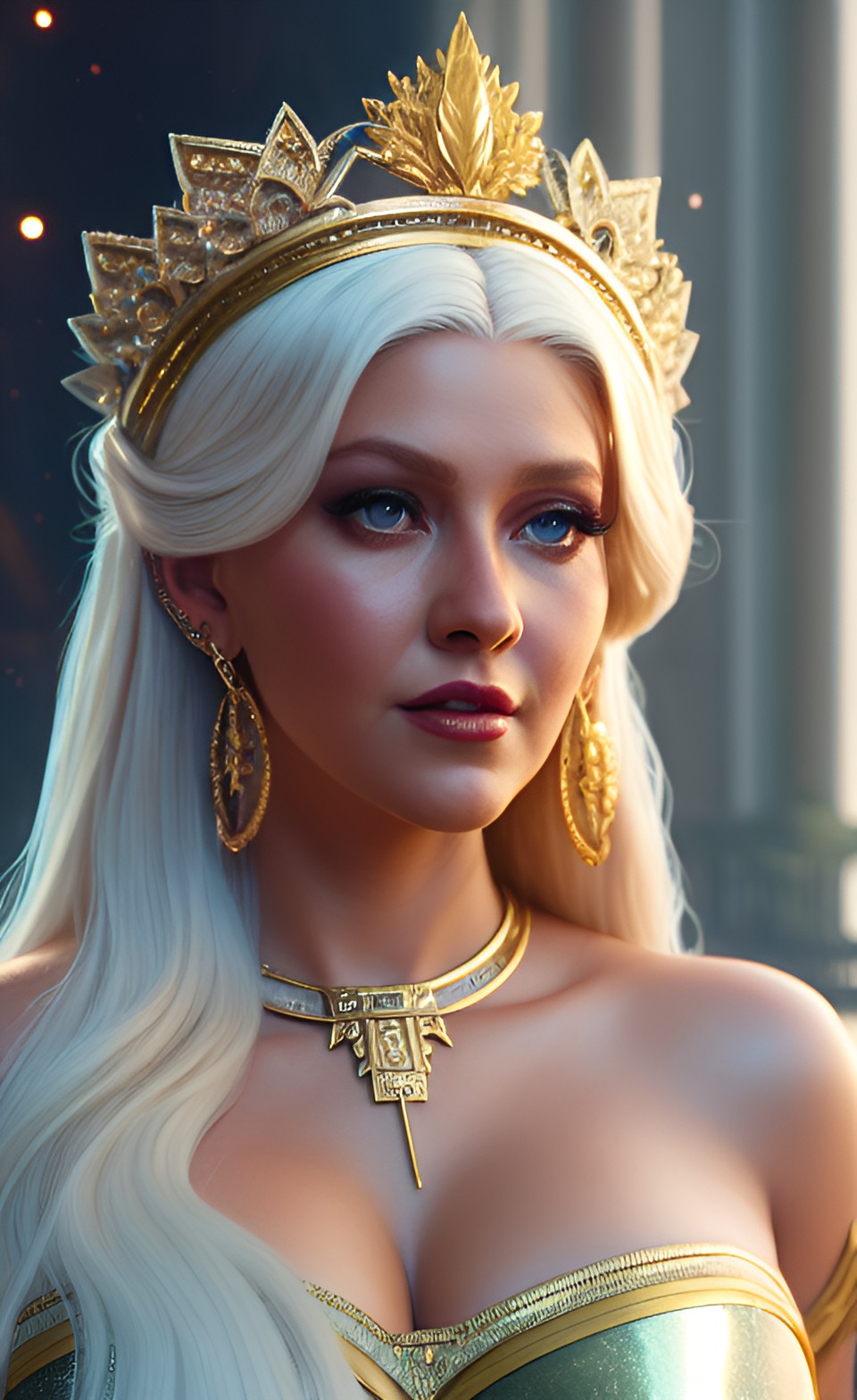 christina aguilera as a roman goddess preview