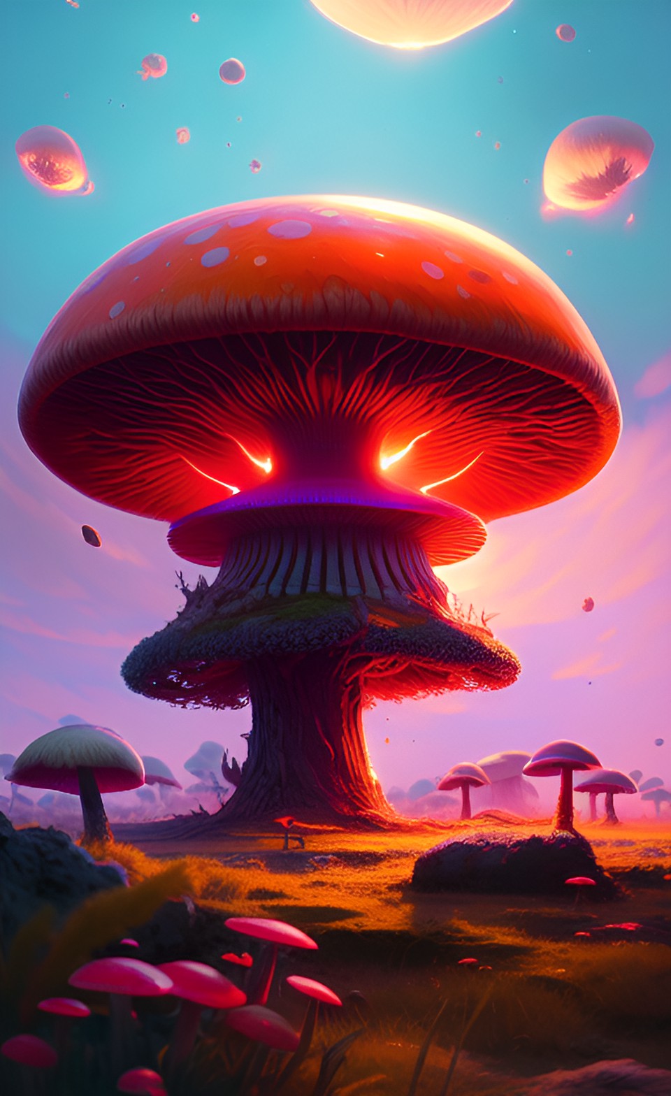 mushroom after a nuclear explosion preview