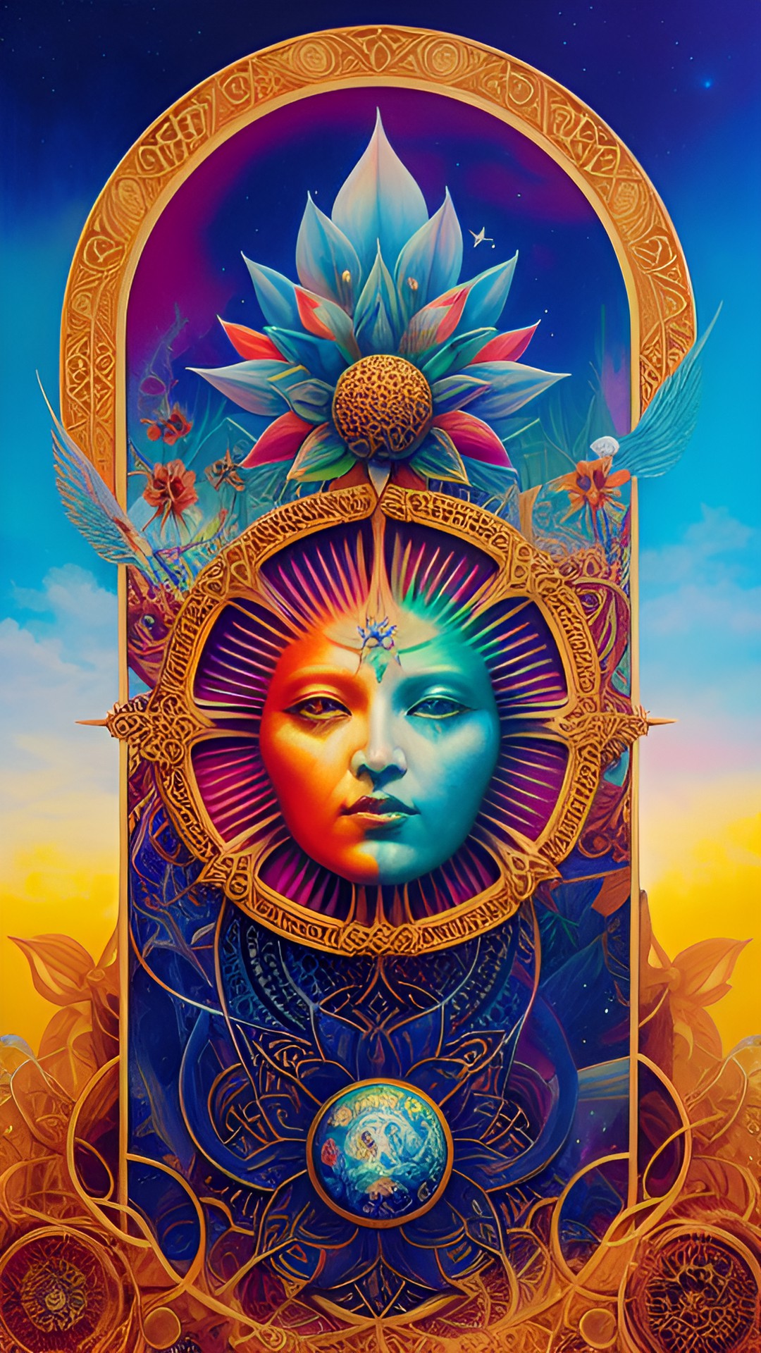 tarot card the sun preview