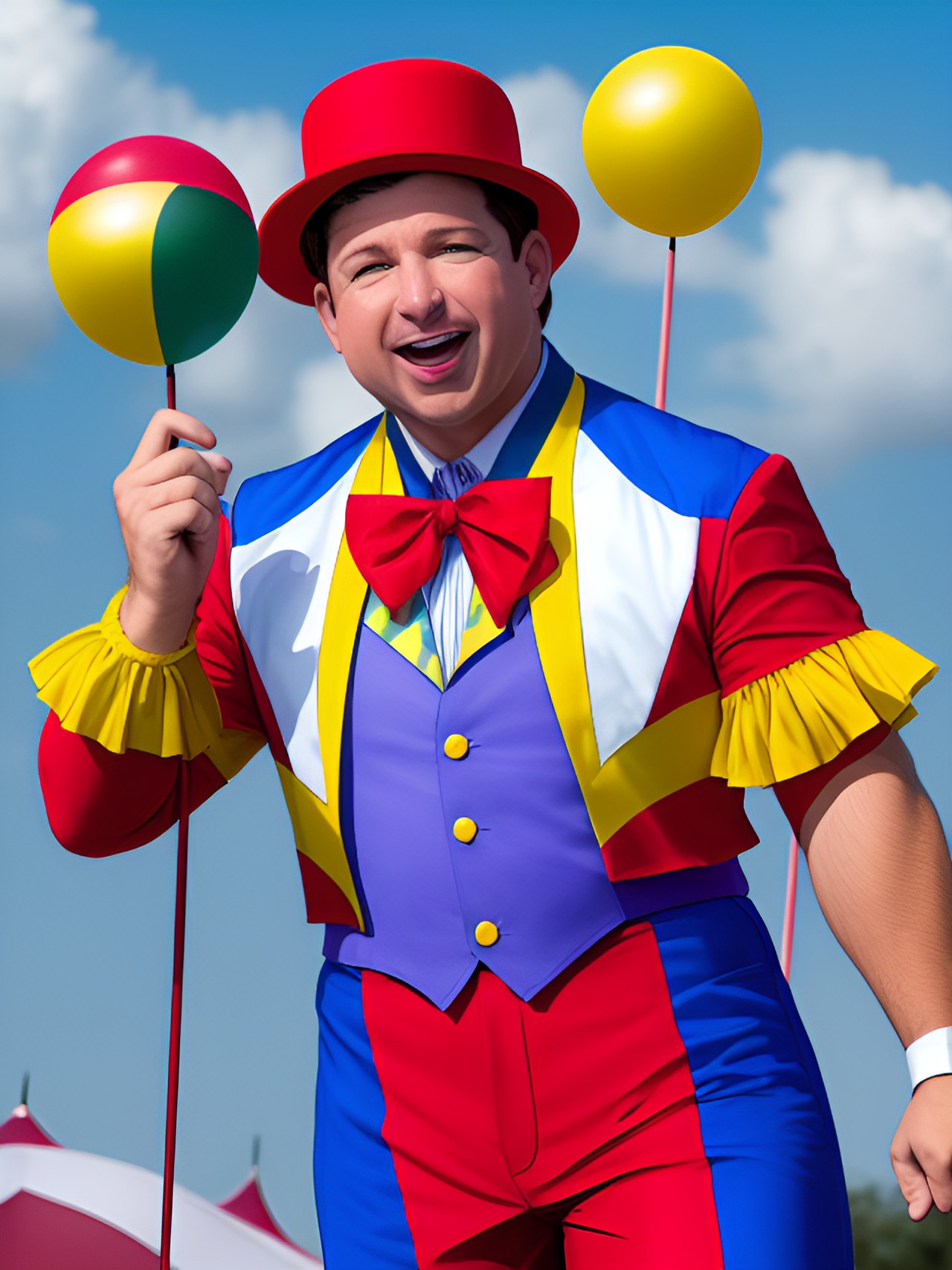 ron desantis as a circus clown preview