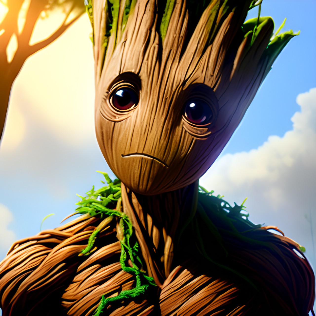 Look up… - groot from avengers preview