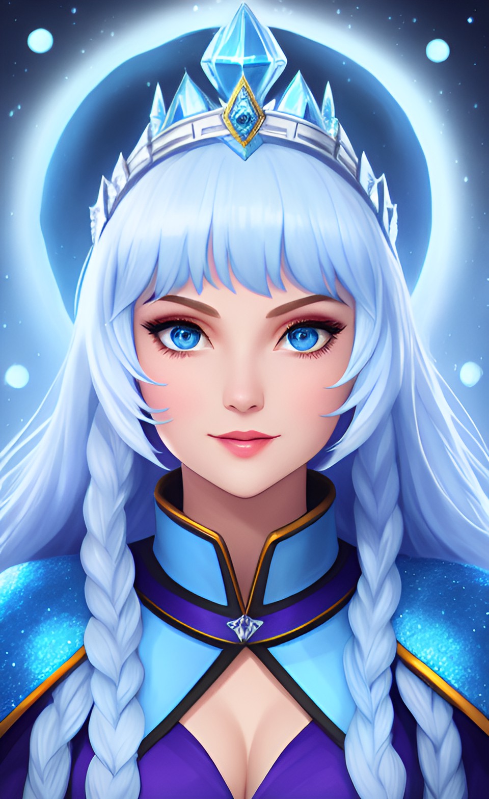 ice queen, adorable face preview