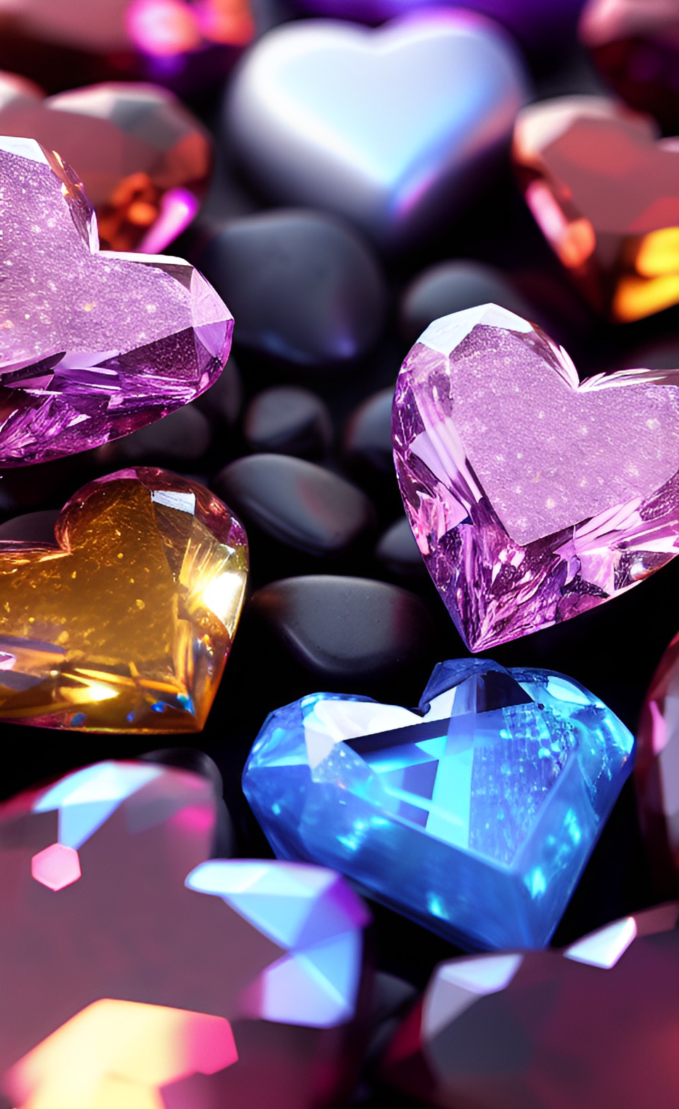 Some hearts - some hearts are diamonds, some hearts are stone preview