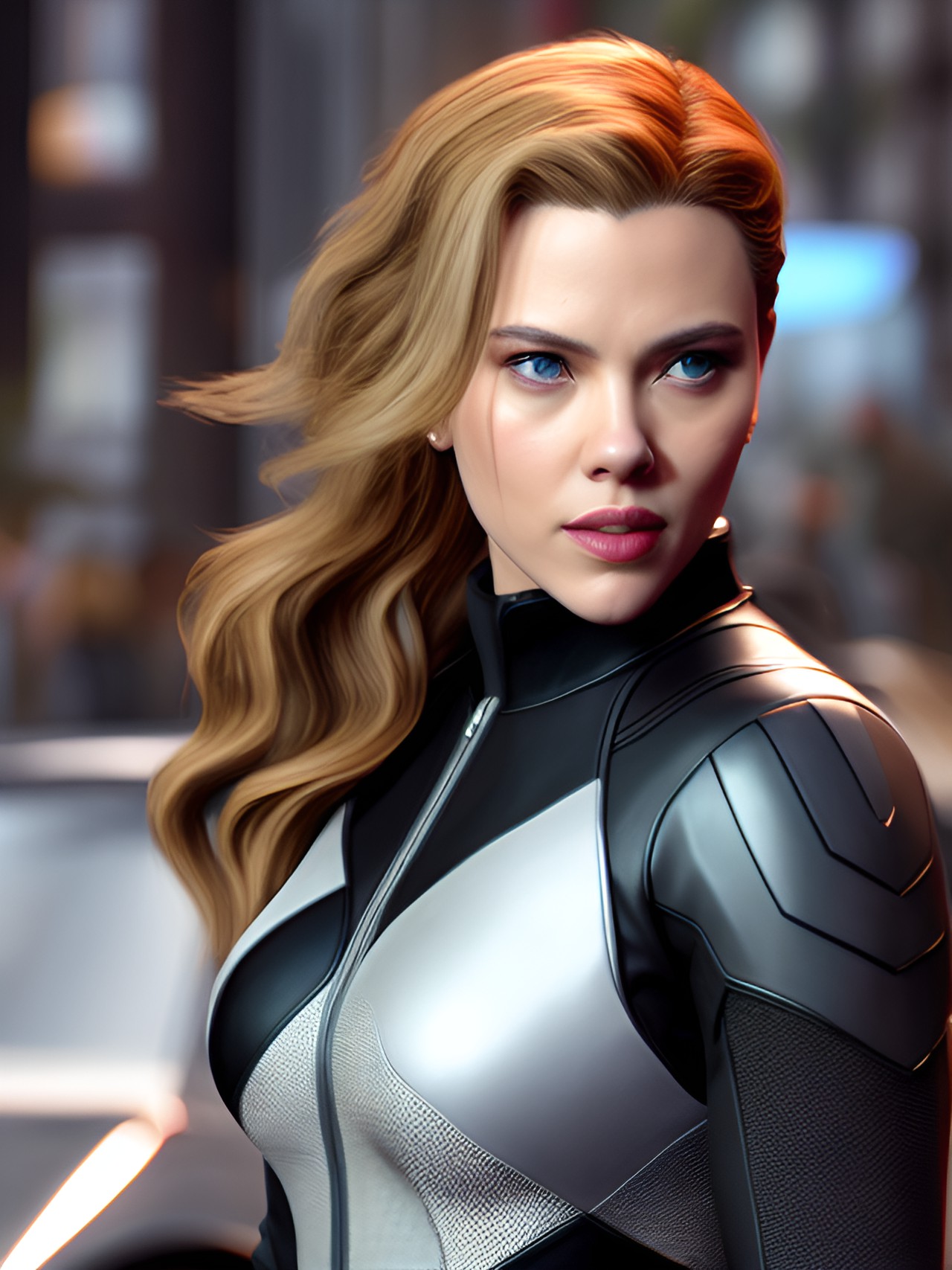 ⭐️ - scarlett johansonn as cat woman realistic face, dynamic pose, ray tracing, ambient occlusion, anti-aliasing, fkaa, txaa, rtx, ssao, shaders, opengl-shaders preview