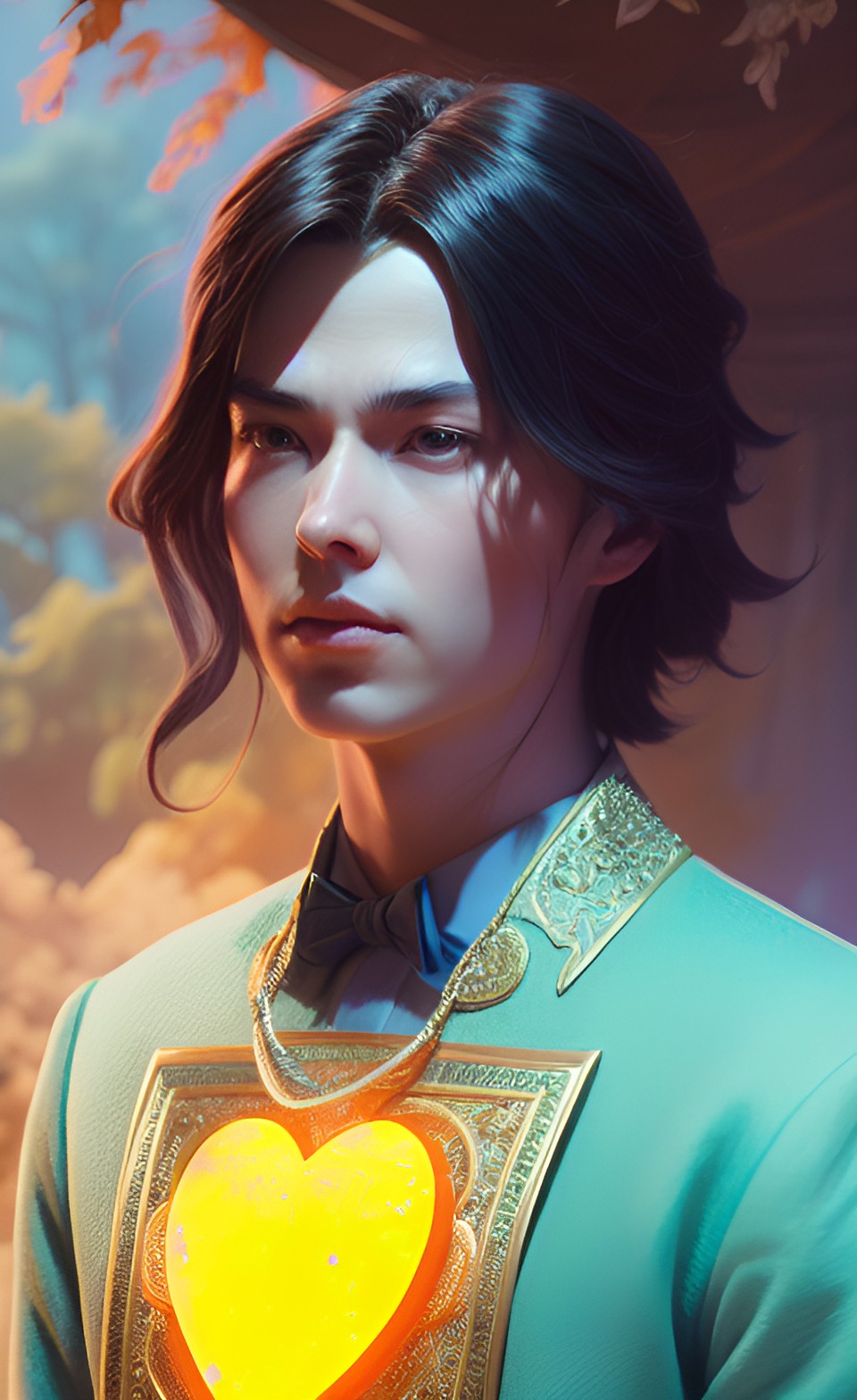 orange opal heart prince preview