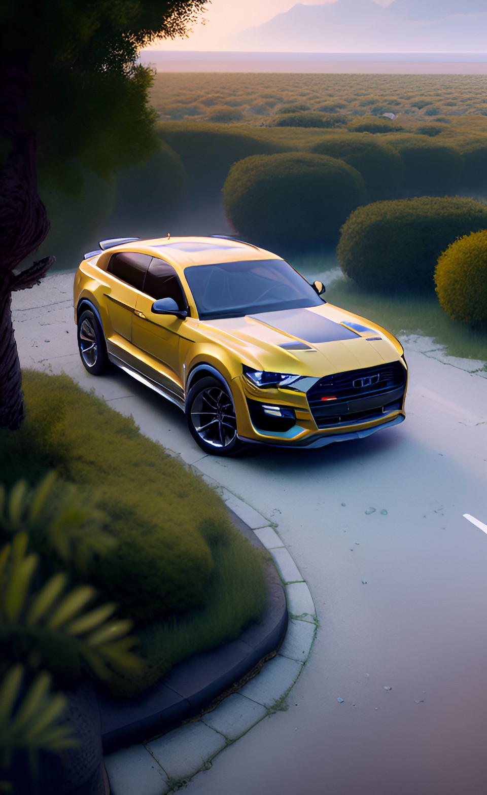 Mustang Q8 - ford mustang gt mix audi q8 preview