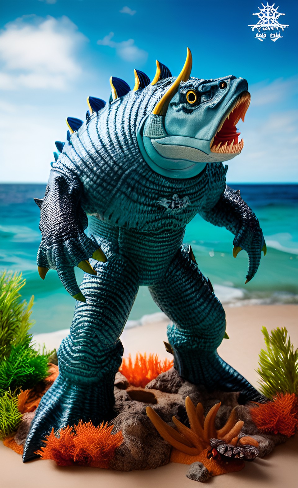 Spikefish Mutation - marine monster, highly detailed, sophisticated, extreme detail preview