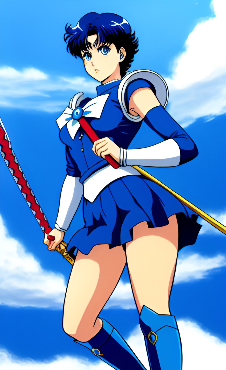 Sailor Mercury in Berserk style - sailor mercury in berserk style preview