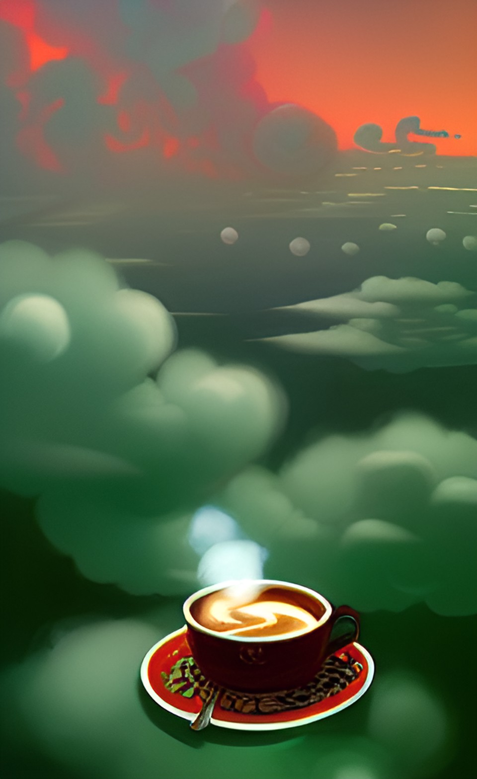 cafe in the clouds, clouds in my coffee preview