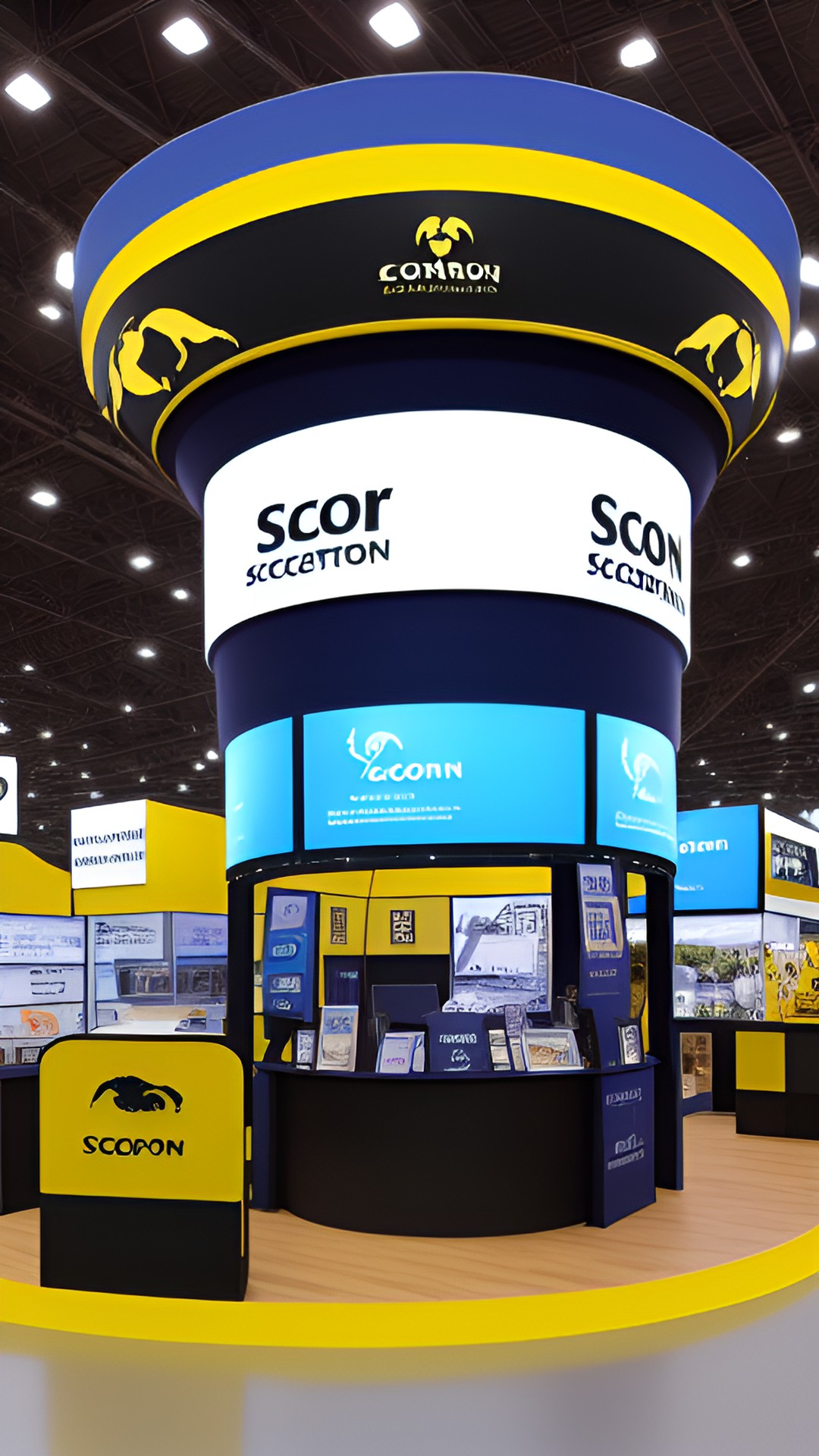 scorpion exhibition stand preview