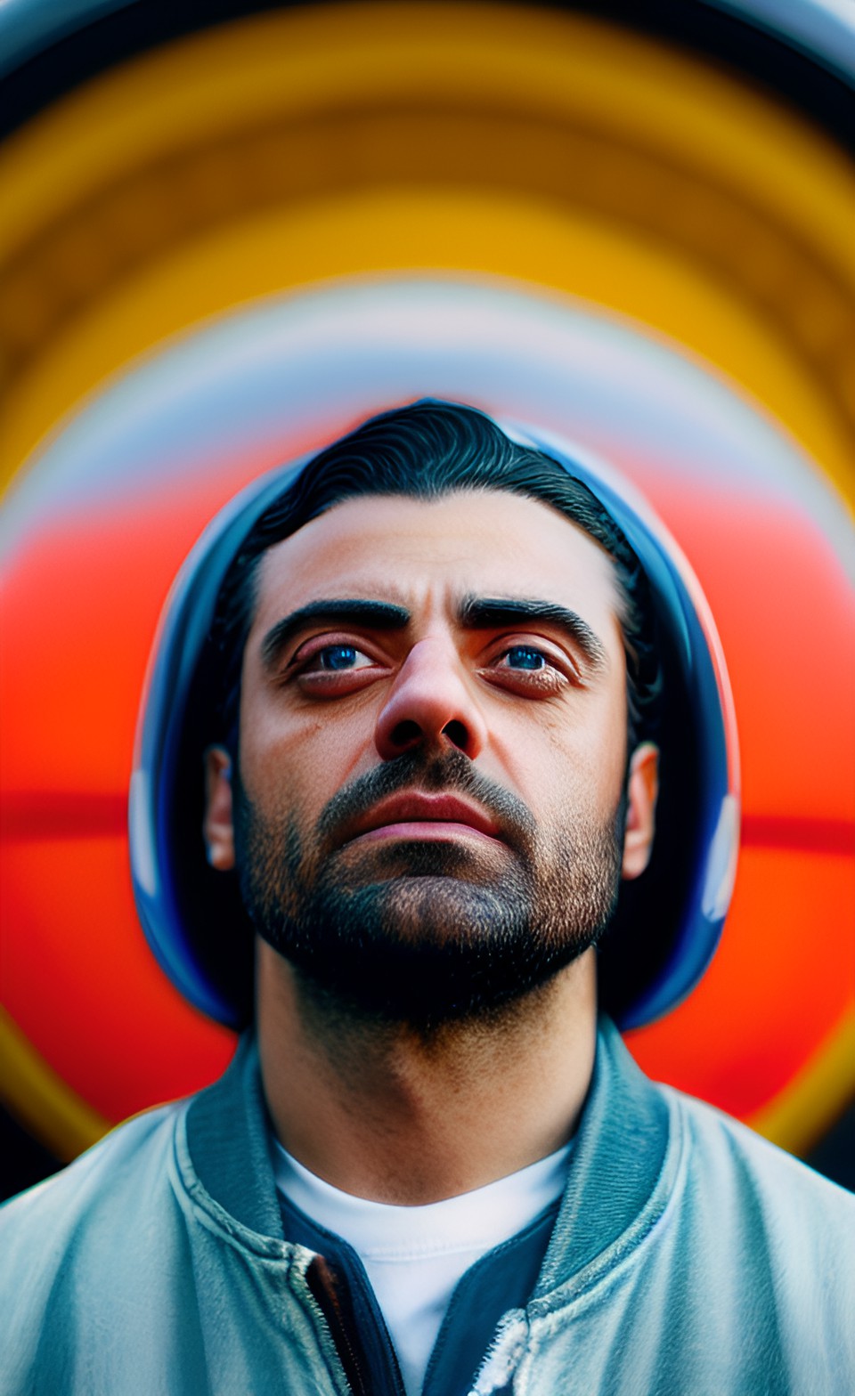 oscar isaac using patch eye preview