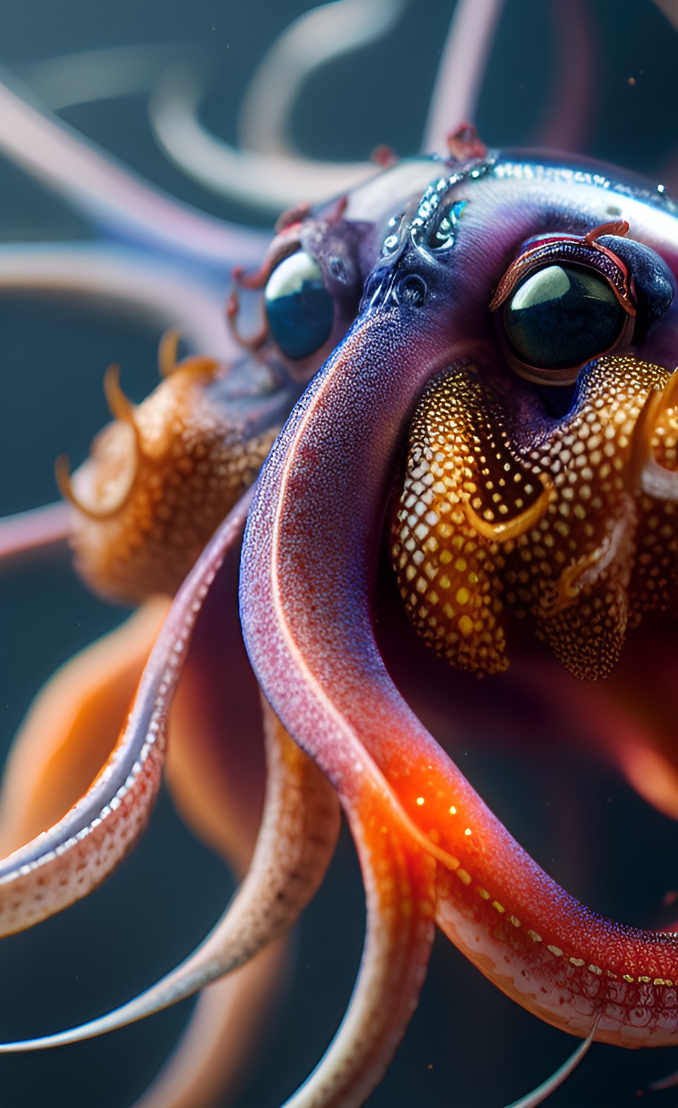 Nunuoctopus - squid, highly detailed, sophisticated, extreme detail preview