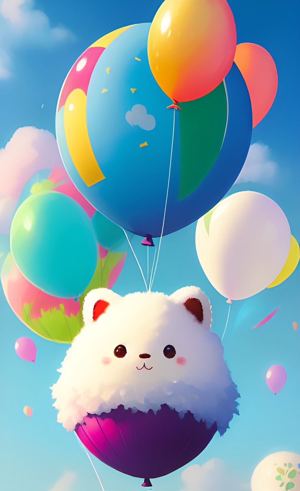 happy little fluff balloons preview