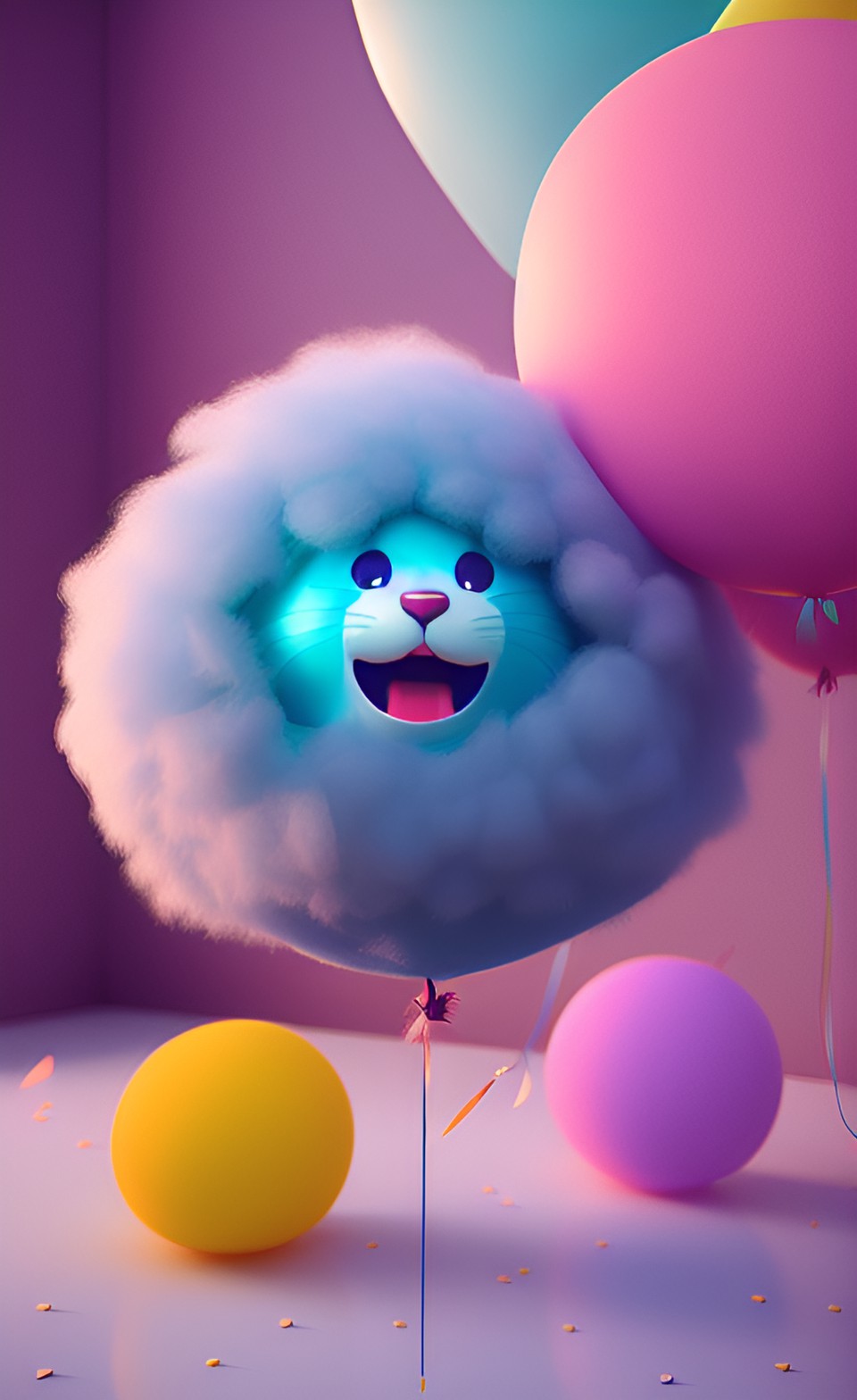 happy little fluff balloons preview