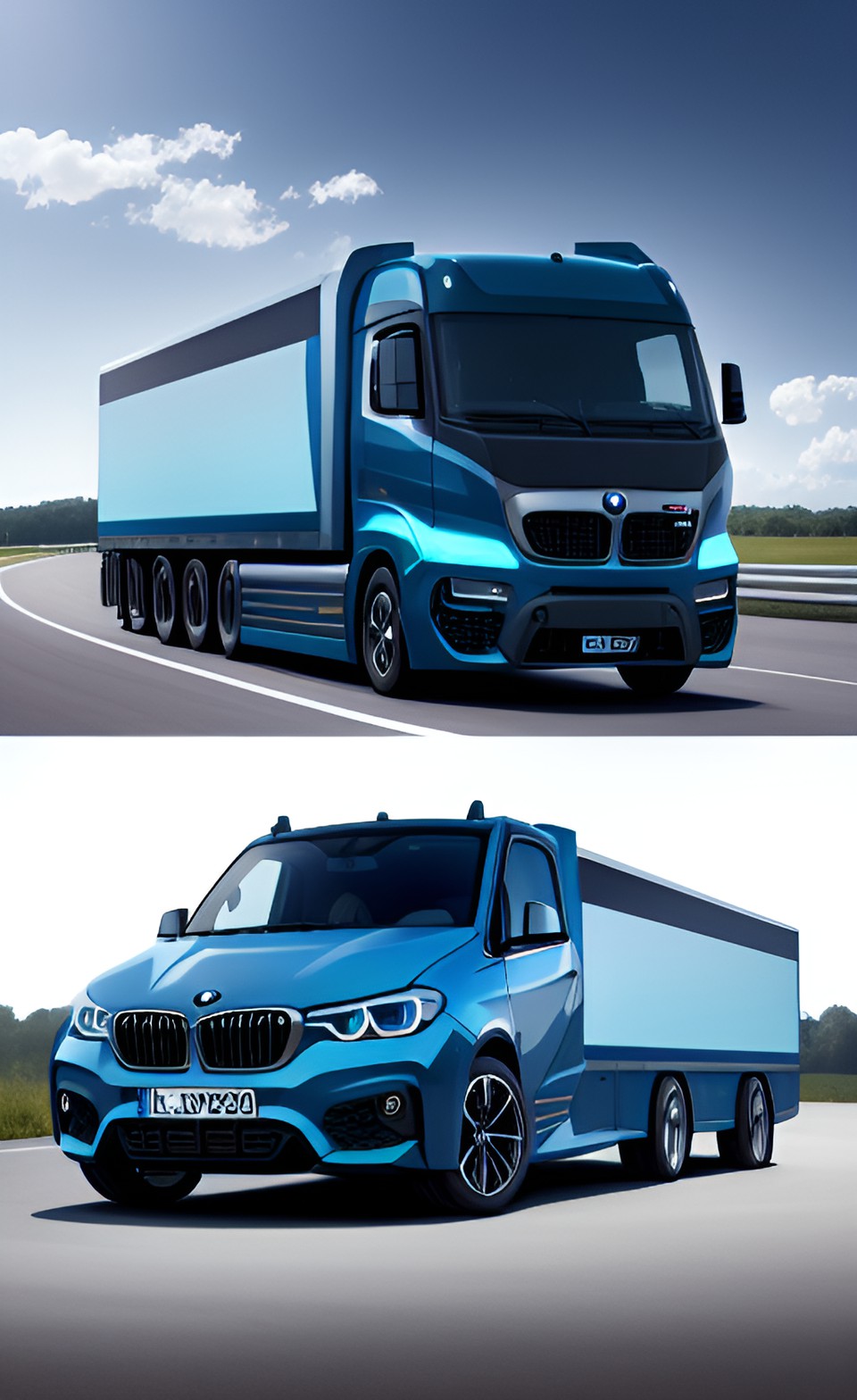 bmw futuristic modern truck preview