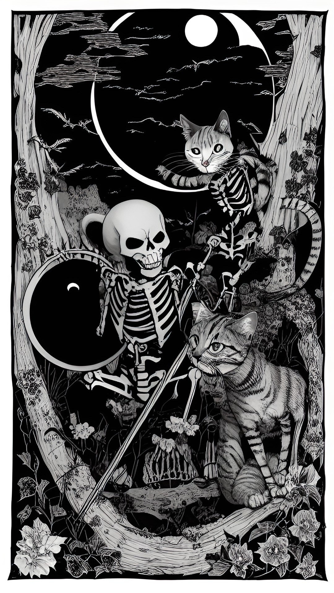 skeleton cat vampires preview