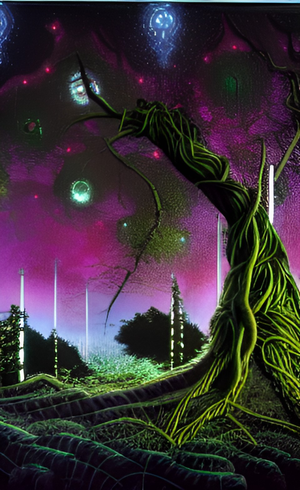 at night a million stars light the 100 neon color wicker forest
black magic and witchcraft preview