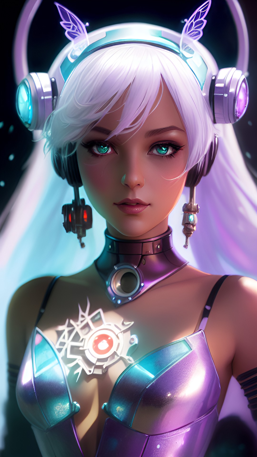 goth robot fairy nymph goddess preview