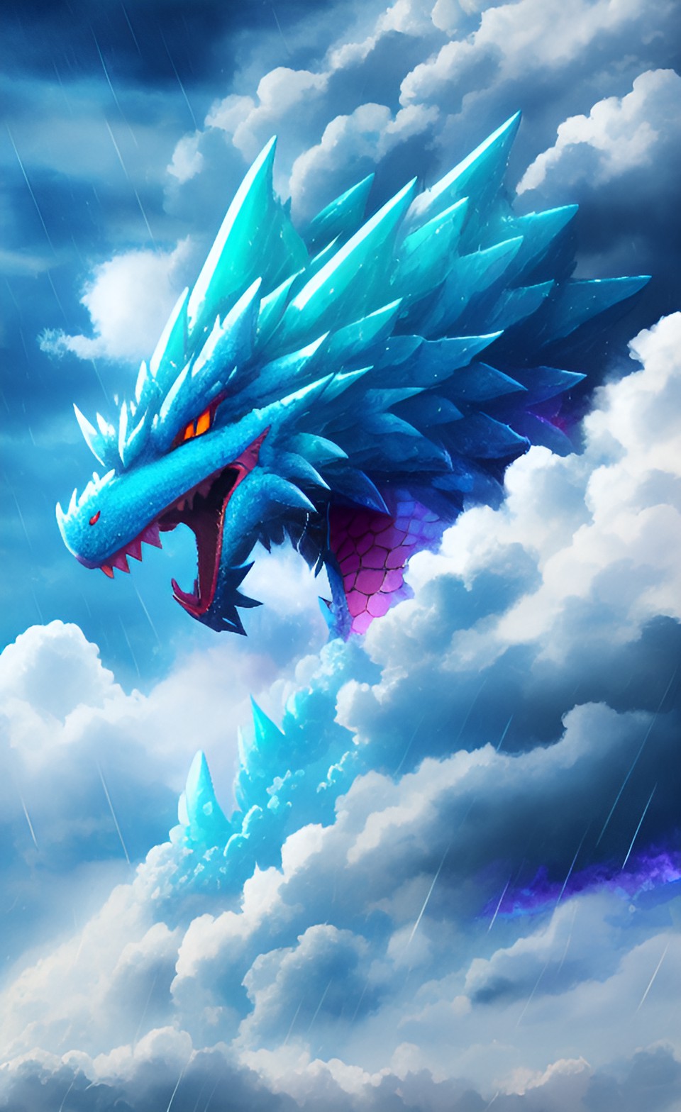 rainy cloud dragon preview