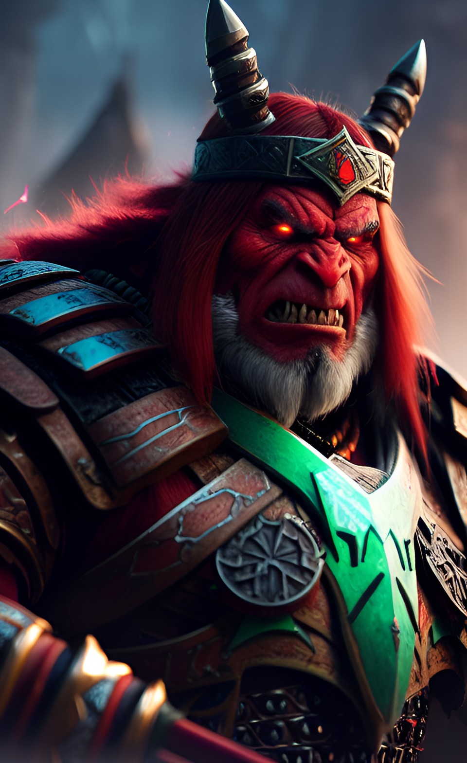 Tachakan - orc chieftain of the blood orc clan preview