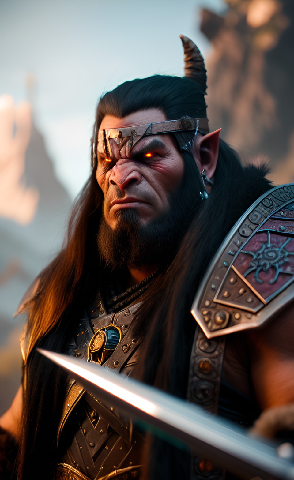 Gul'dan - orc chieftain of the black rock clan preview