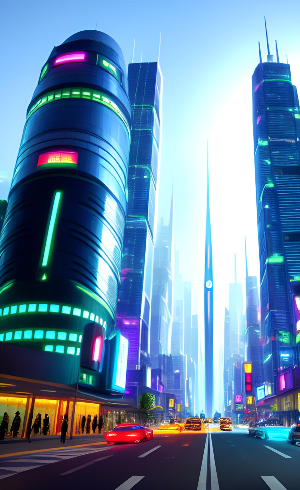 futuristic city preview