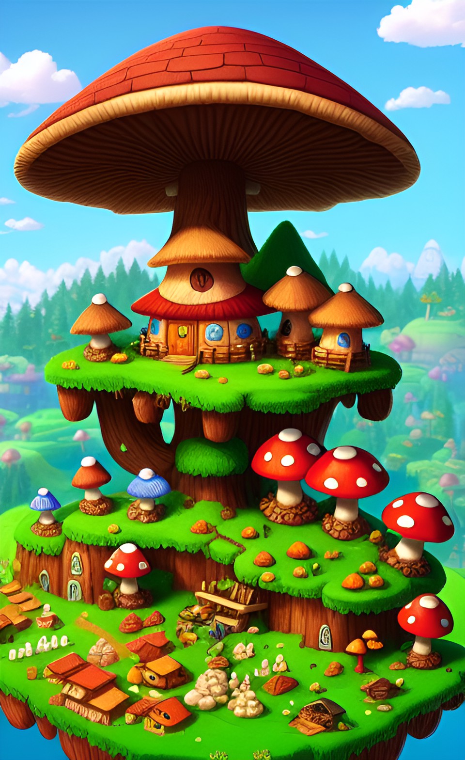 mushroom village preview