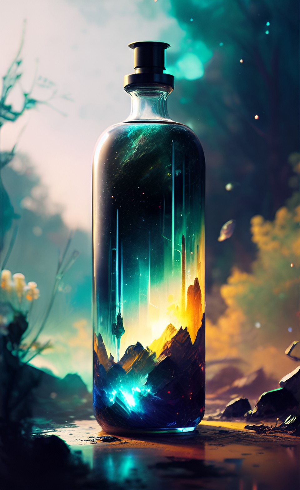 Galaxy in a bottle 10 - galaxy in a bottle preview