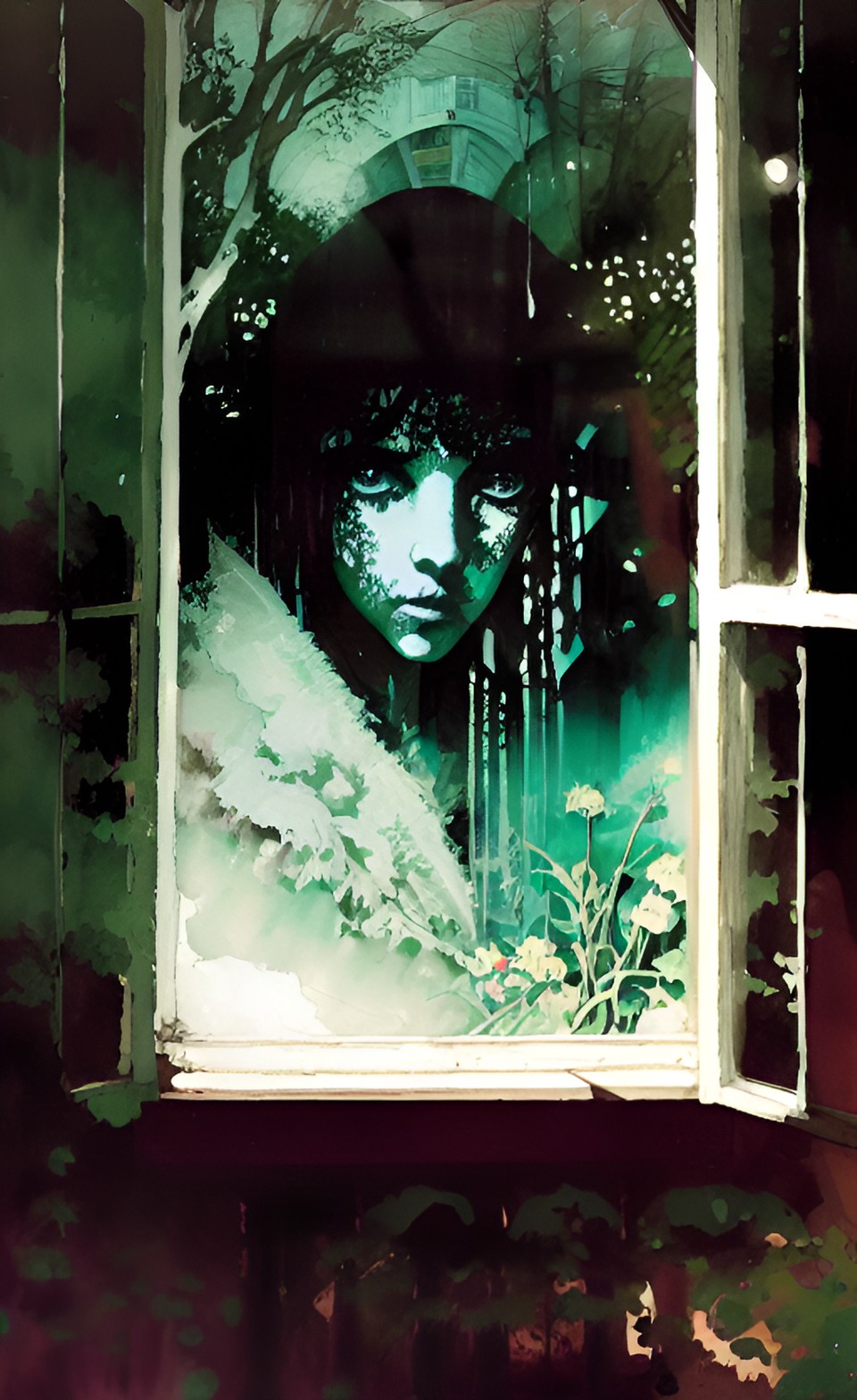 mystic face - the face in the window preview