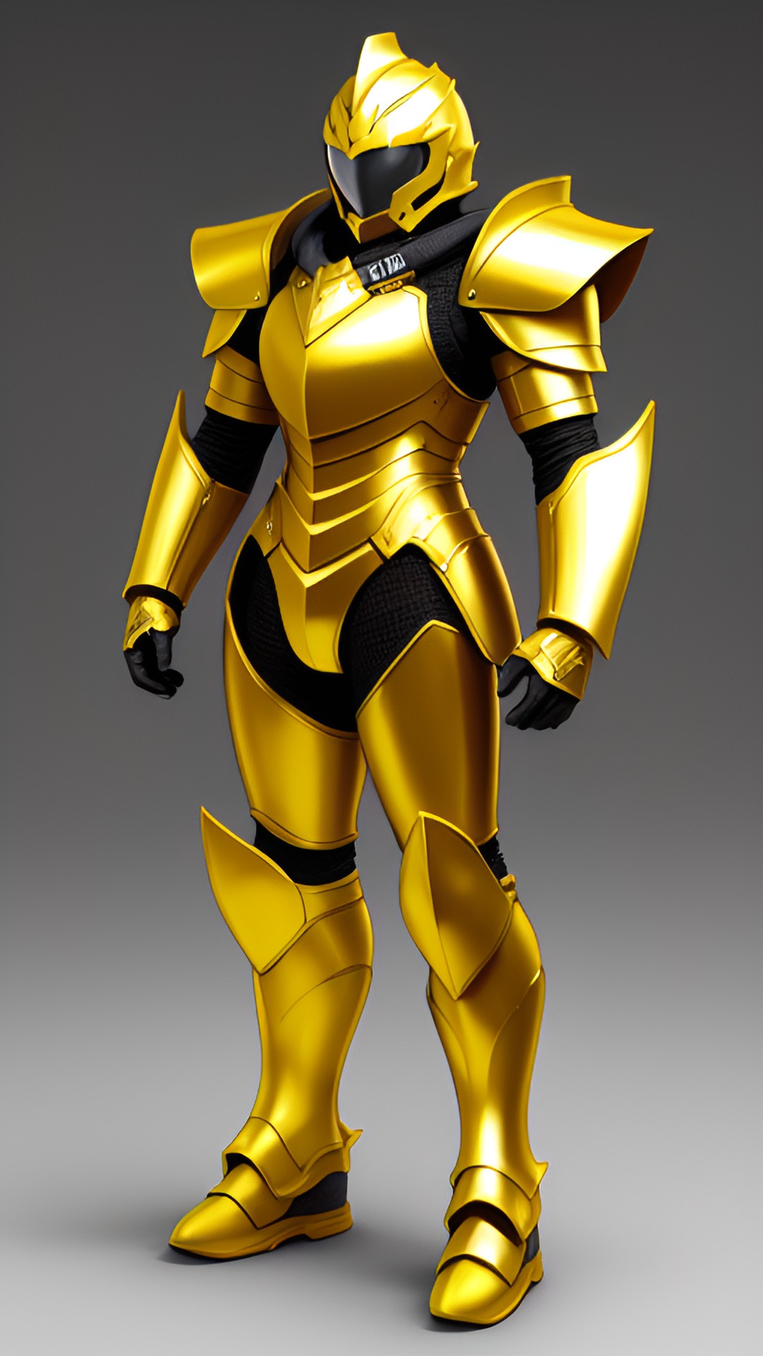 The Golden Robot - golden armor preview