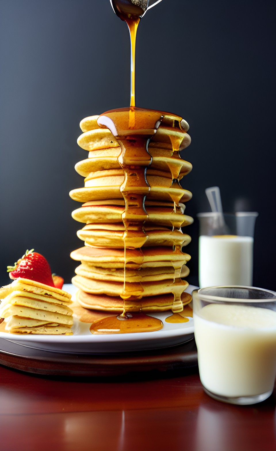 pancakes - a very tall stack of pancakes preview