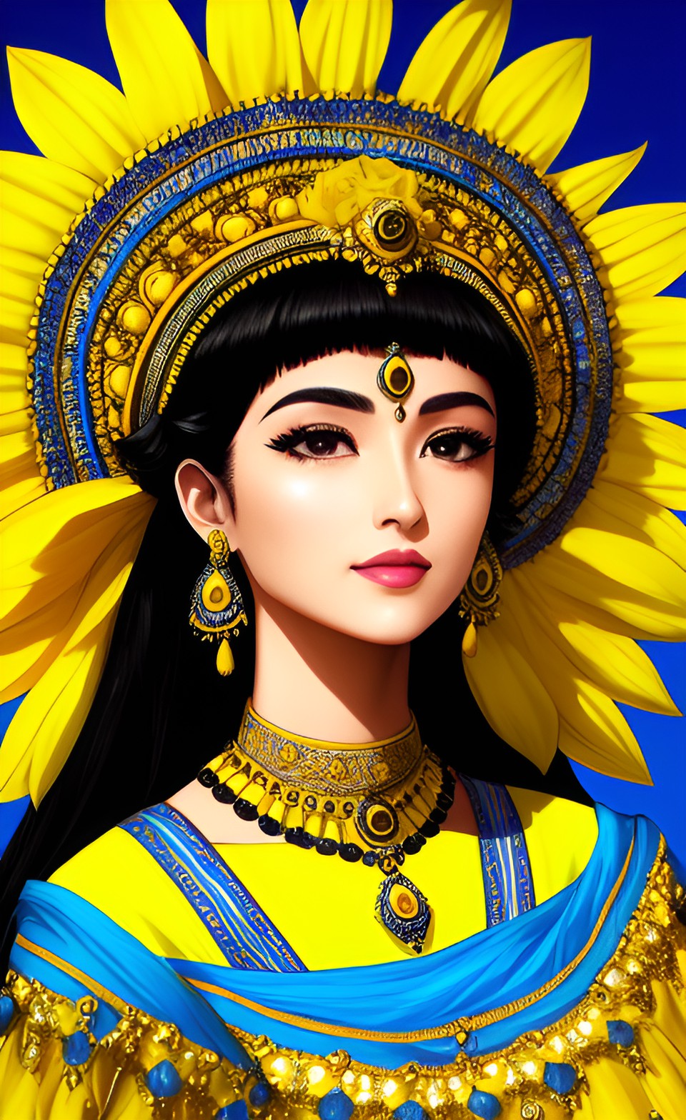 the goddess of the color yellow preview