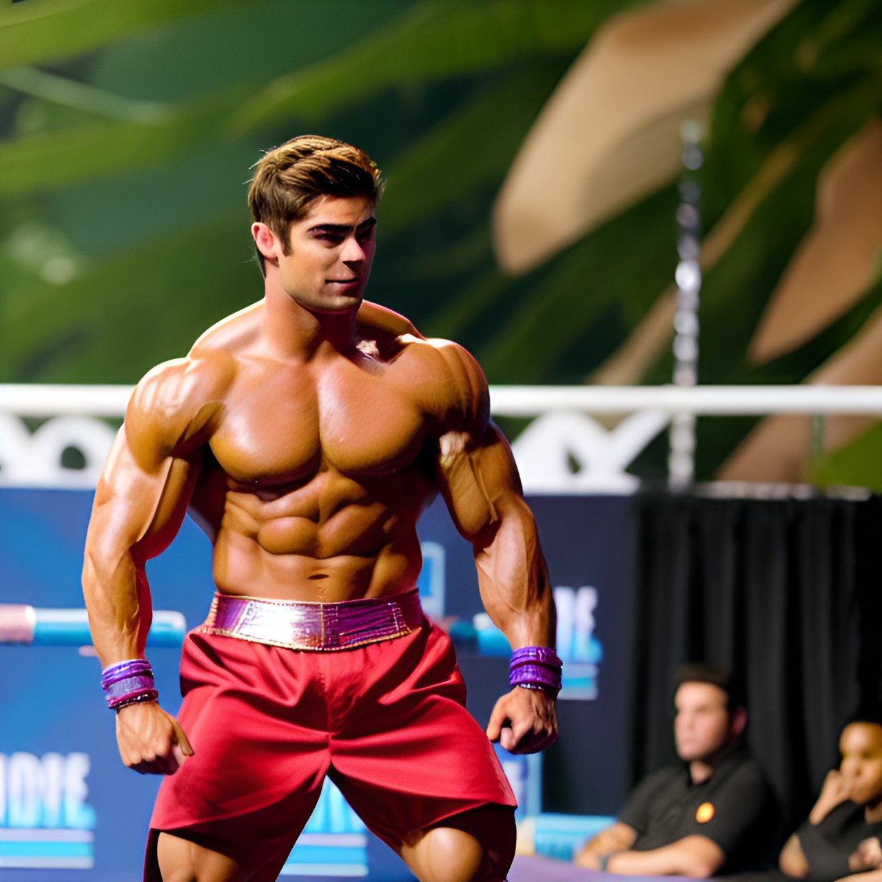 zac efron as a bodybuilder warrior preview