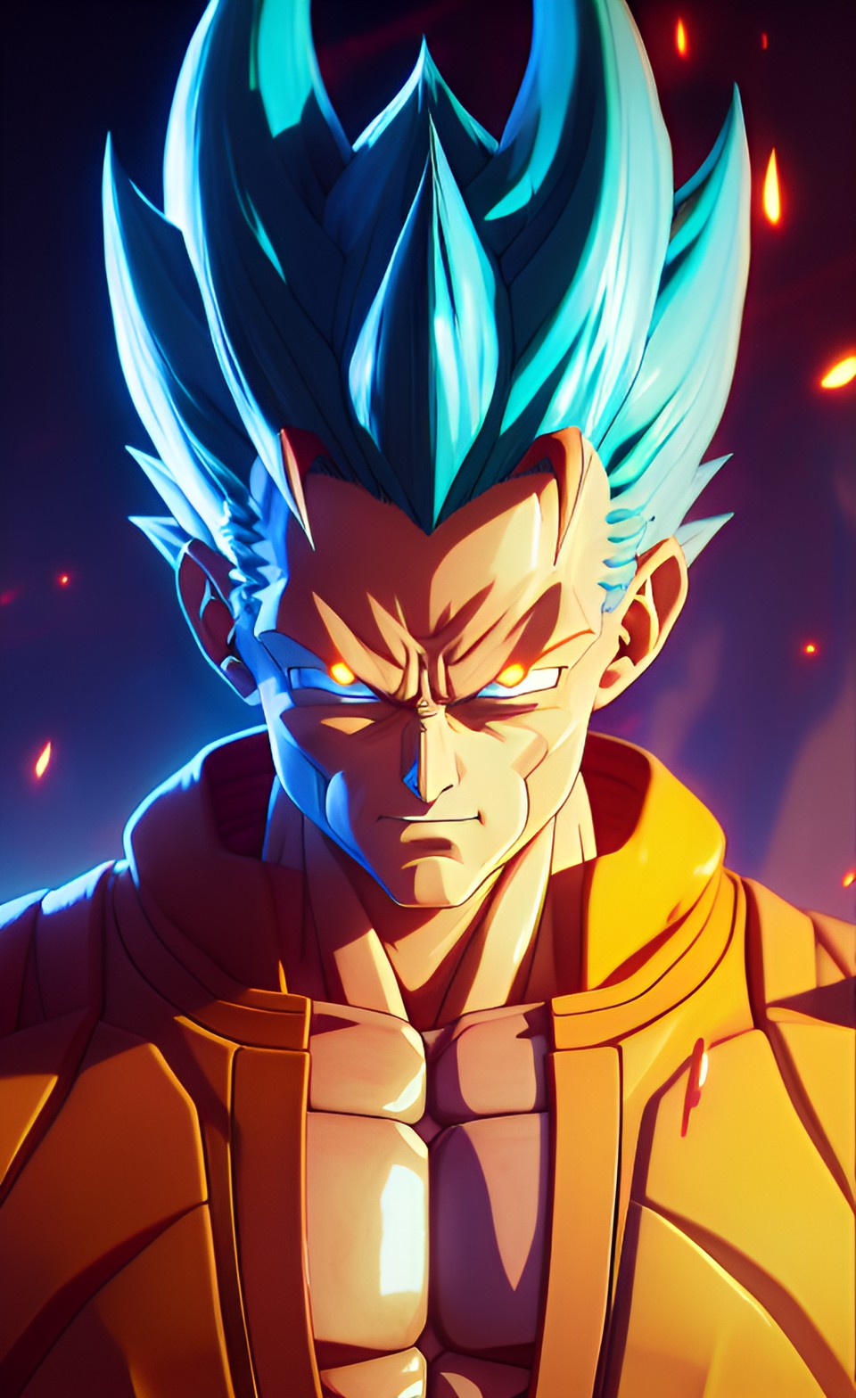 gogeta fused with saitama preview